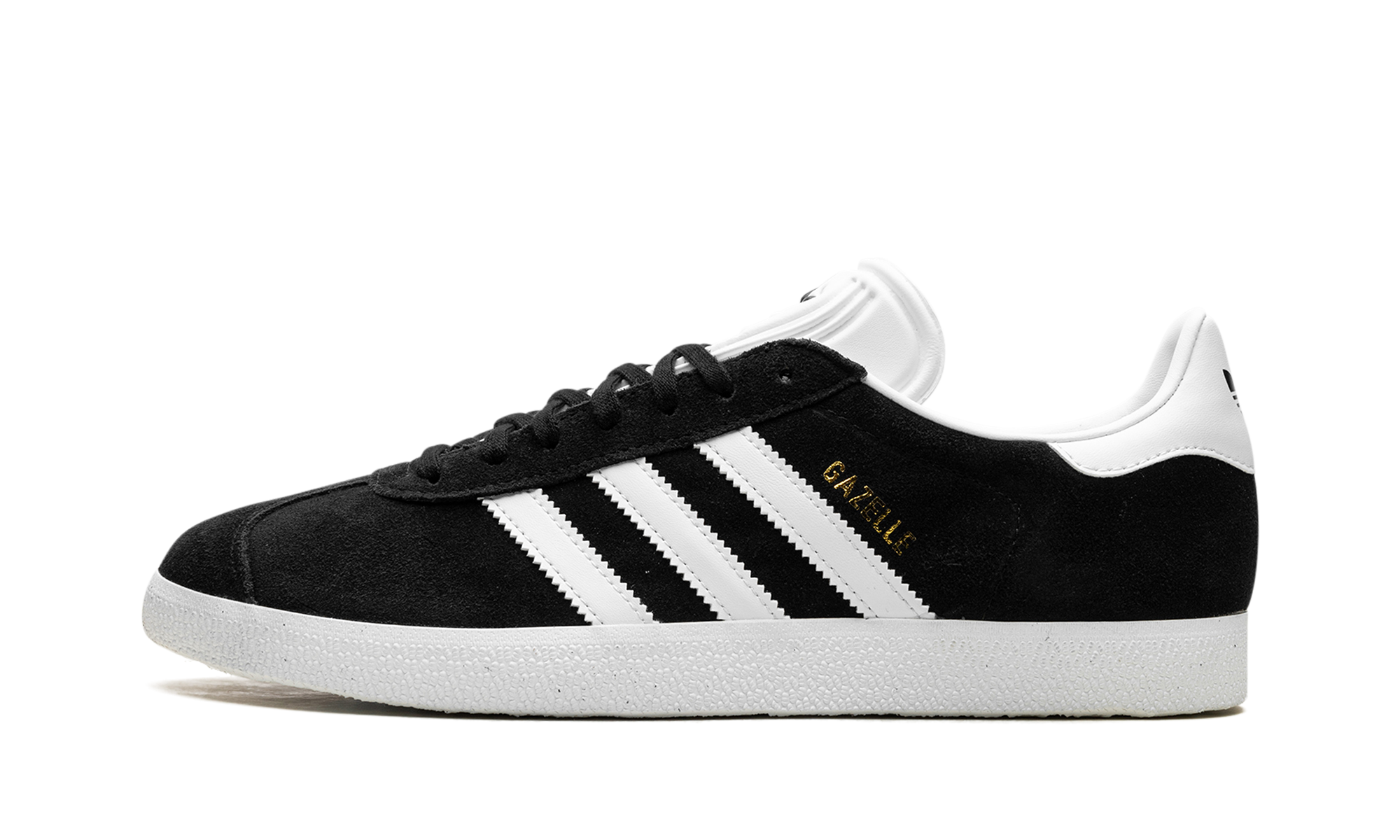 Adidas Gazelle Core Black Cloud White Gold