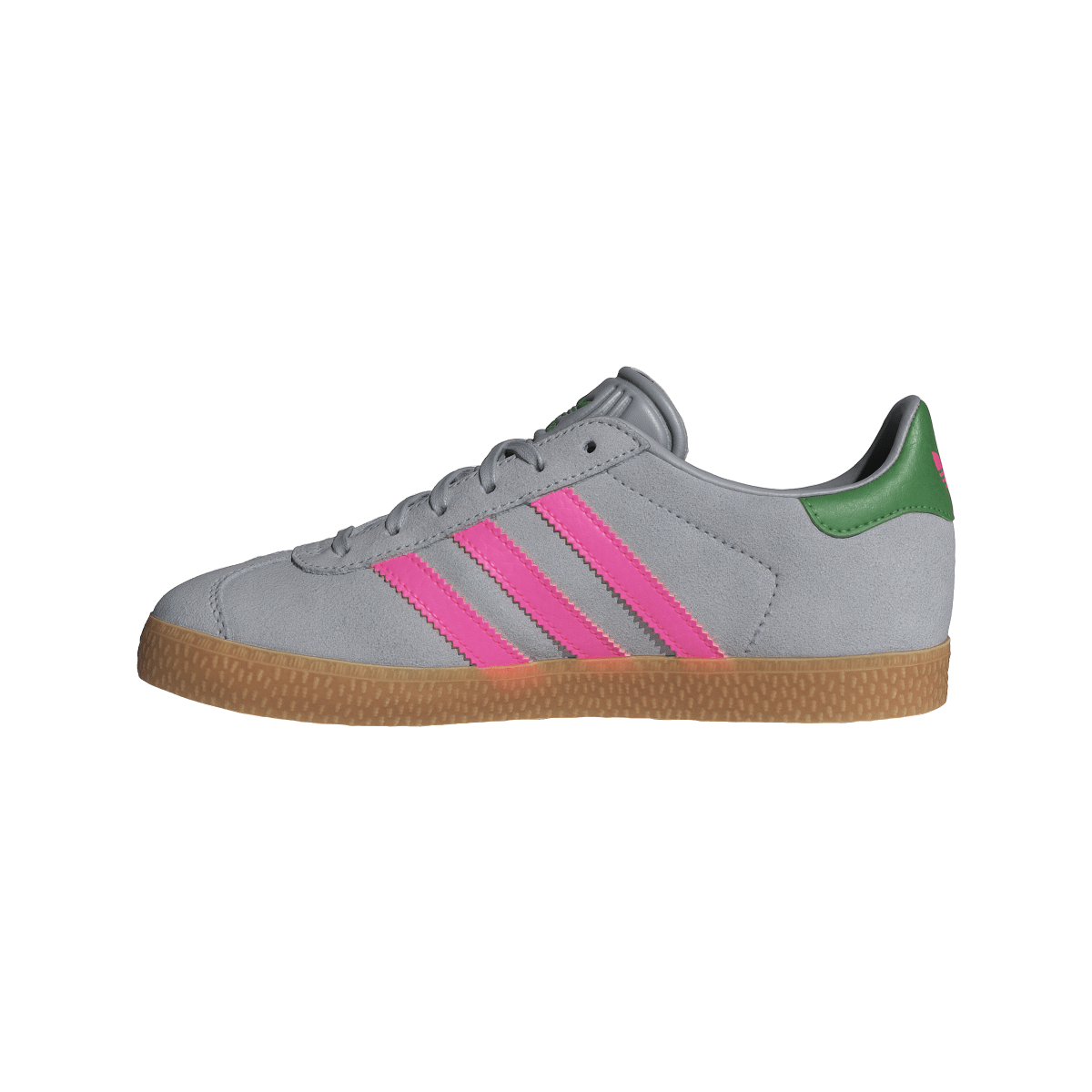 Adidas Gazelle Halo Silver Lucid Pink Green