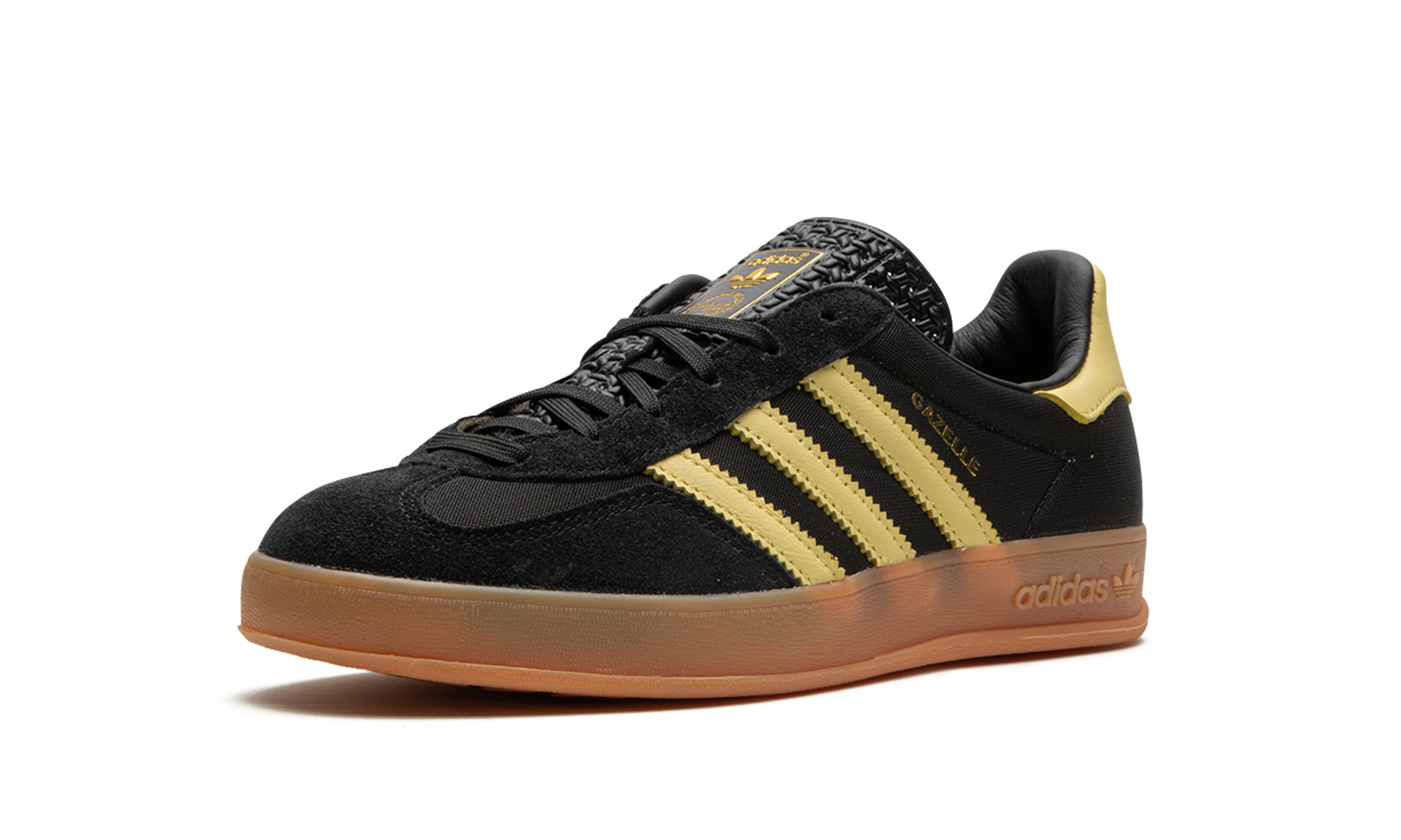 Adidas Gazelle Indoor Black Almost Yellow Gum