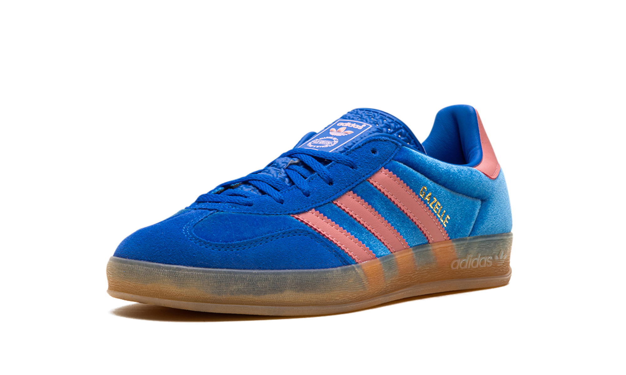 Adidas Gazelle Indoor Blue Semi Pink Spark