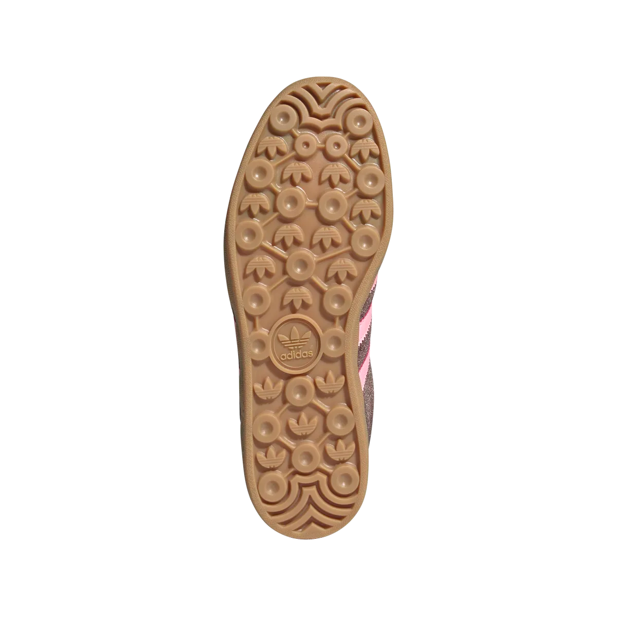 Adidas Gazelle Indoor Brown Velvet, Brown/Pink/Green (JI2714)