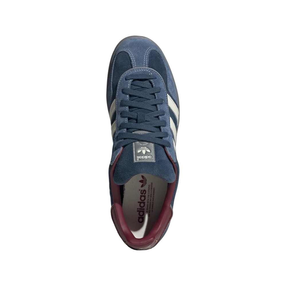 Adidas Gazelle Indoor Crew Navy Burgundy, Crew Navy/Gold Metallic/Off White (ID1008)