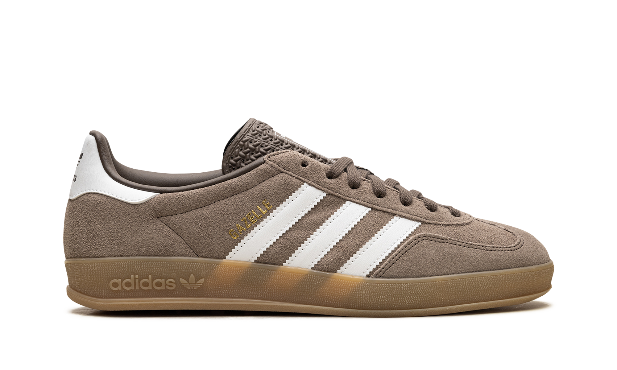 Adidas Gazelle Indoor Earth Strata White Gold Metallic
