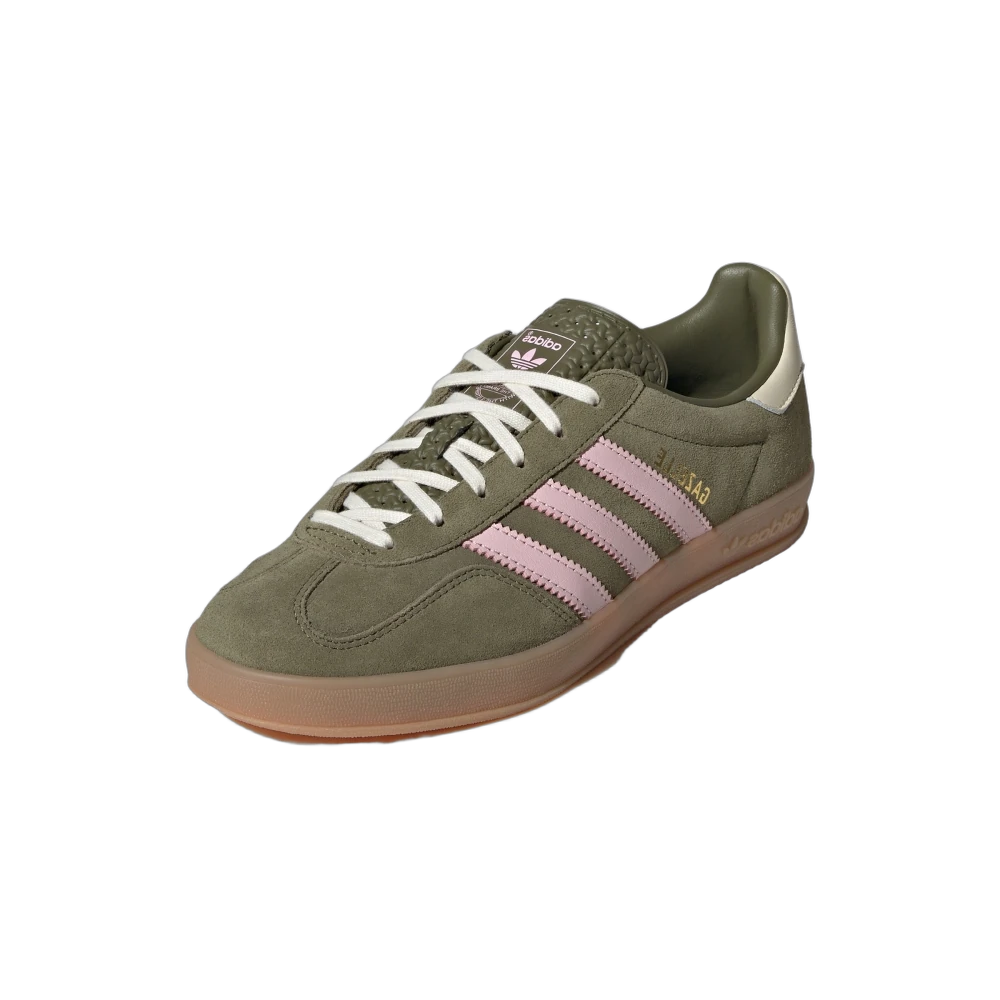 Adidas Gazelle Indoor Focus Olive Clear Pink