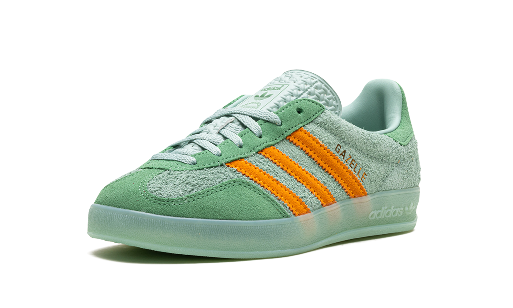 Adidas Gazelle Indoor Hazy Green Crew Yellow