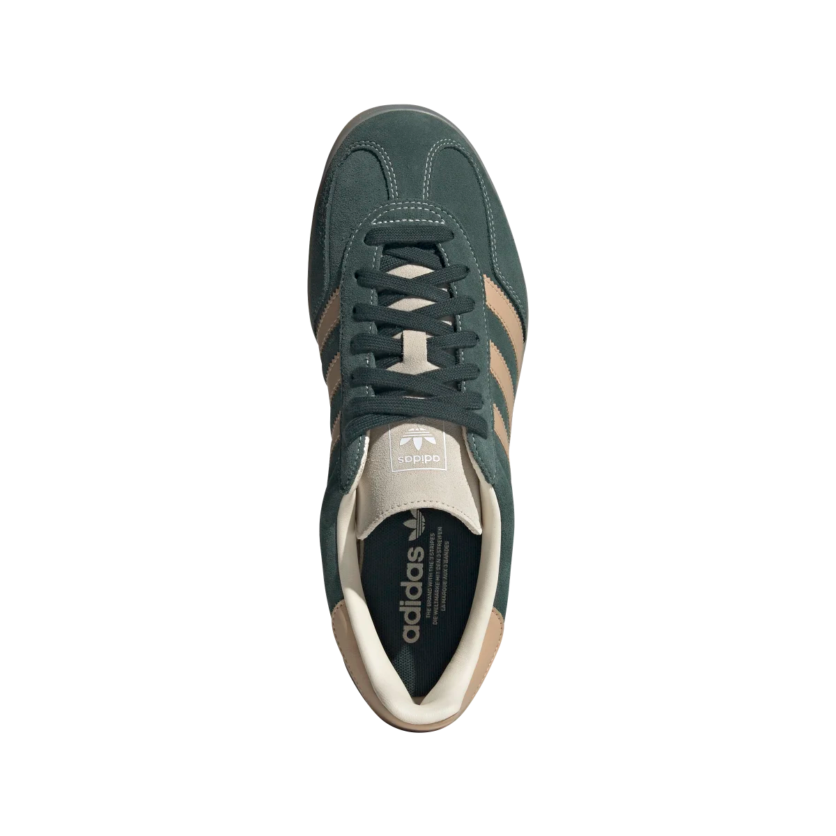 Adidas Gazelle Indoor Shadow Green Warm Sandstone, Shadow Green/Warm Sandstone/Wonder White (JH5402)
