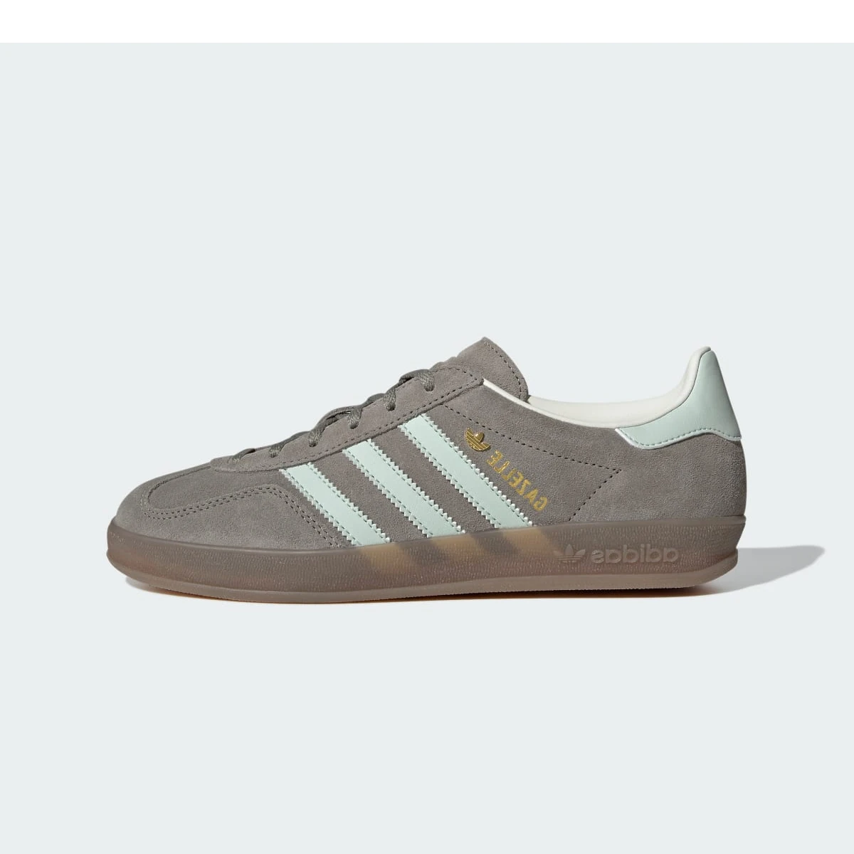 Adidas Gazelle Indoor Silver Pebble Linen Green