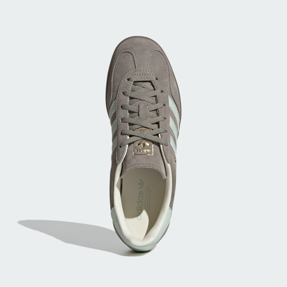 Adidas Gazelle Indoor Silver Pebble Linen Green
