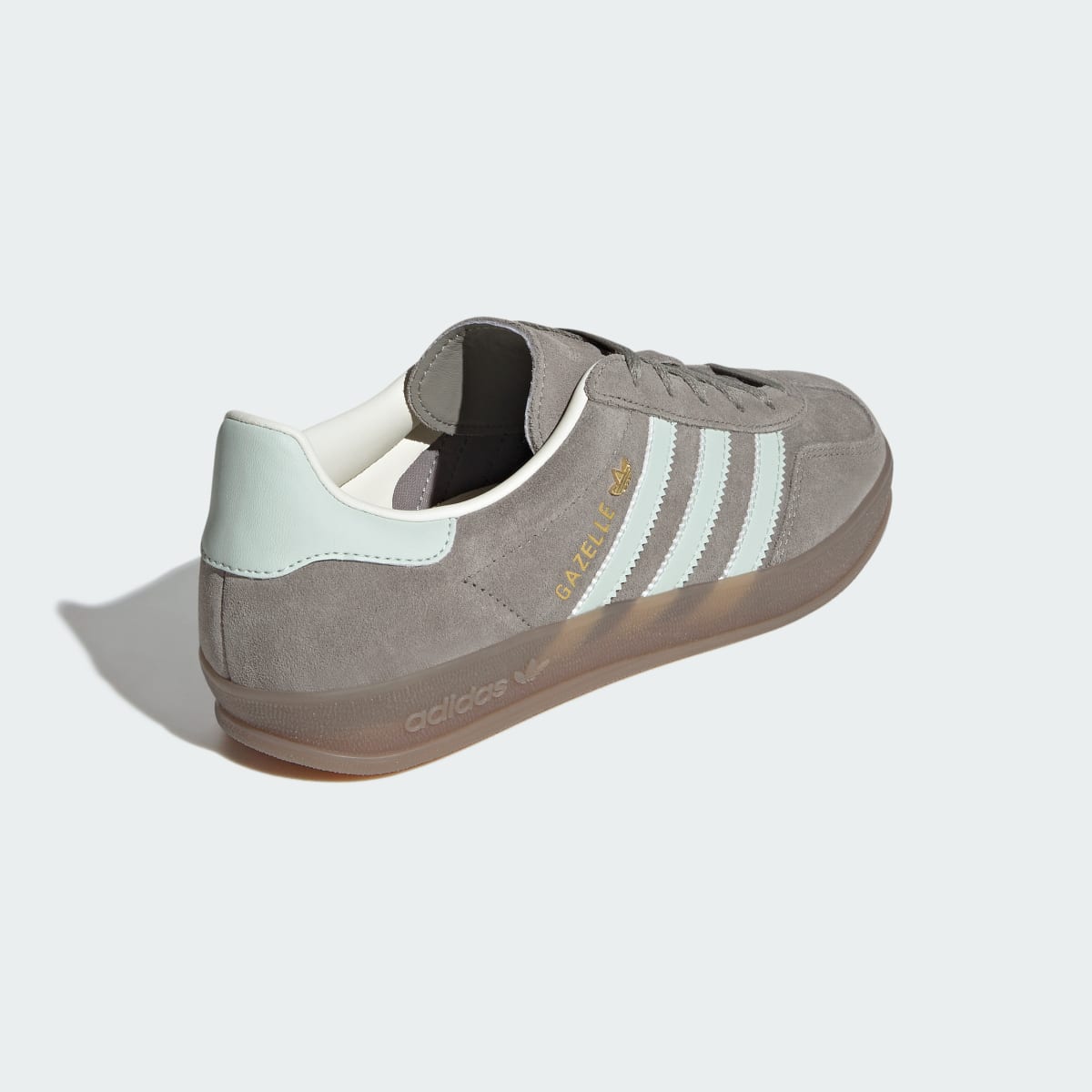 Adidas Gazelle Indoor Silver Pebble Linen Green