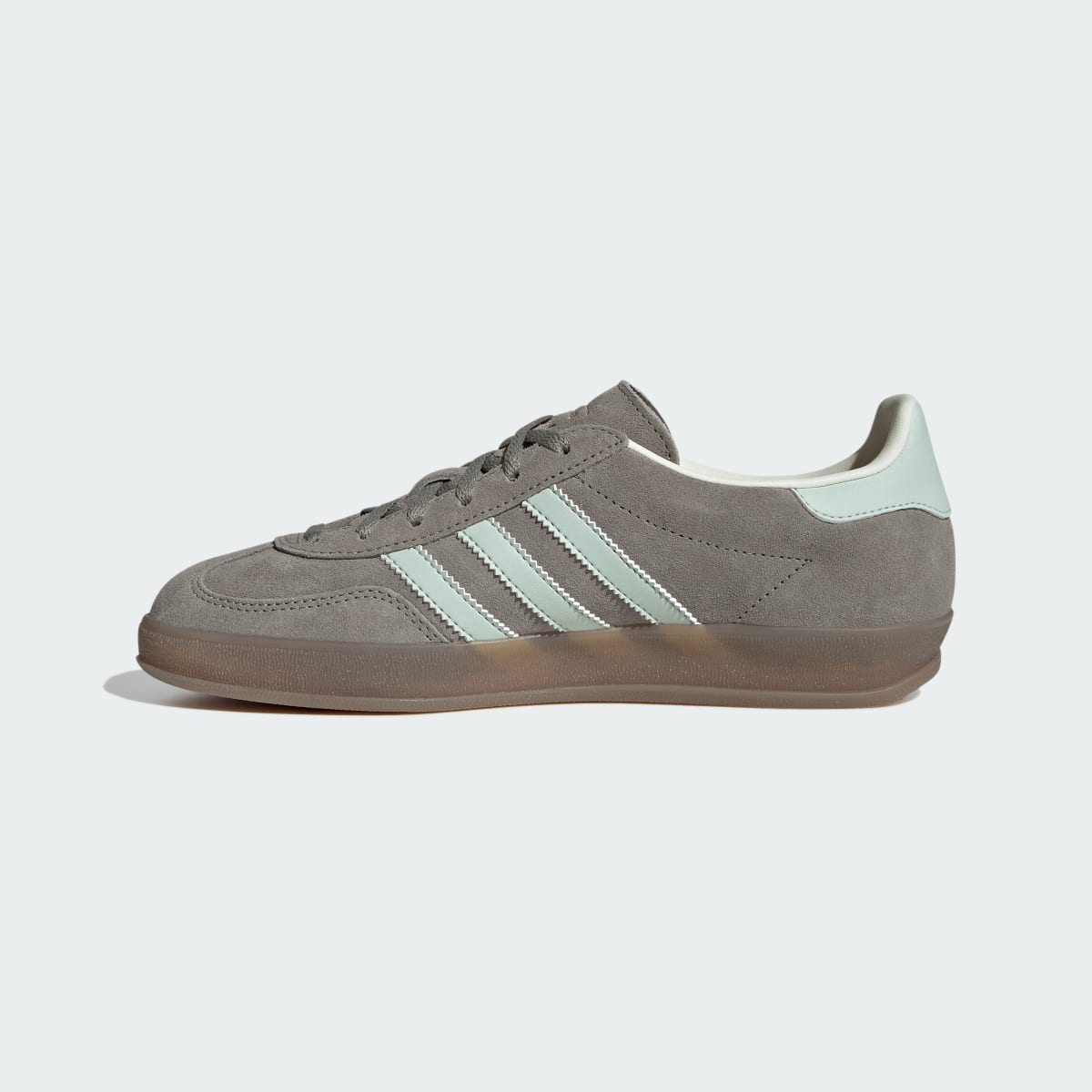 Adidas Gazelle Indoor Silver Pebble Linen Green