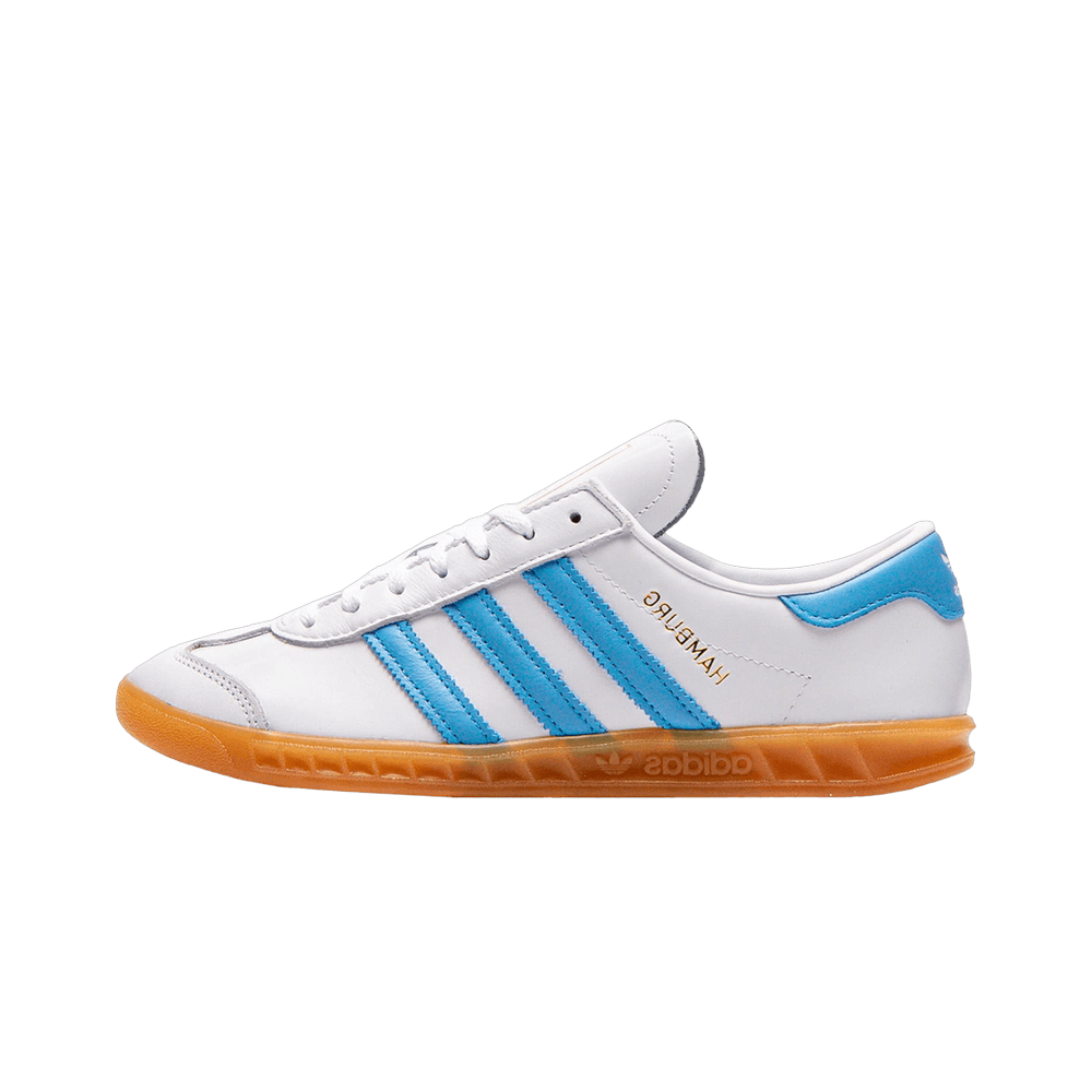 Adidas Hamburg White Sky Rush, Cloud White/Sky Rush/Gum (JI2625)