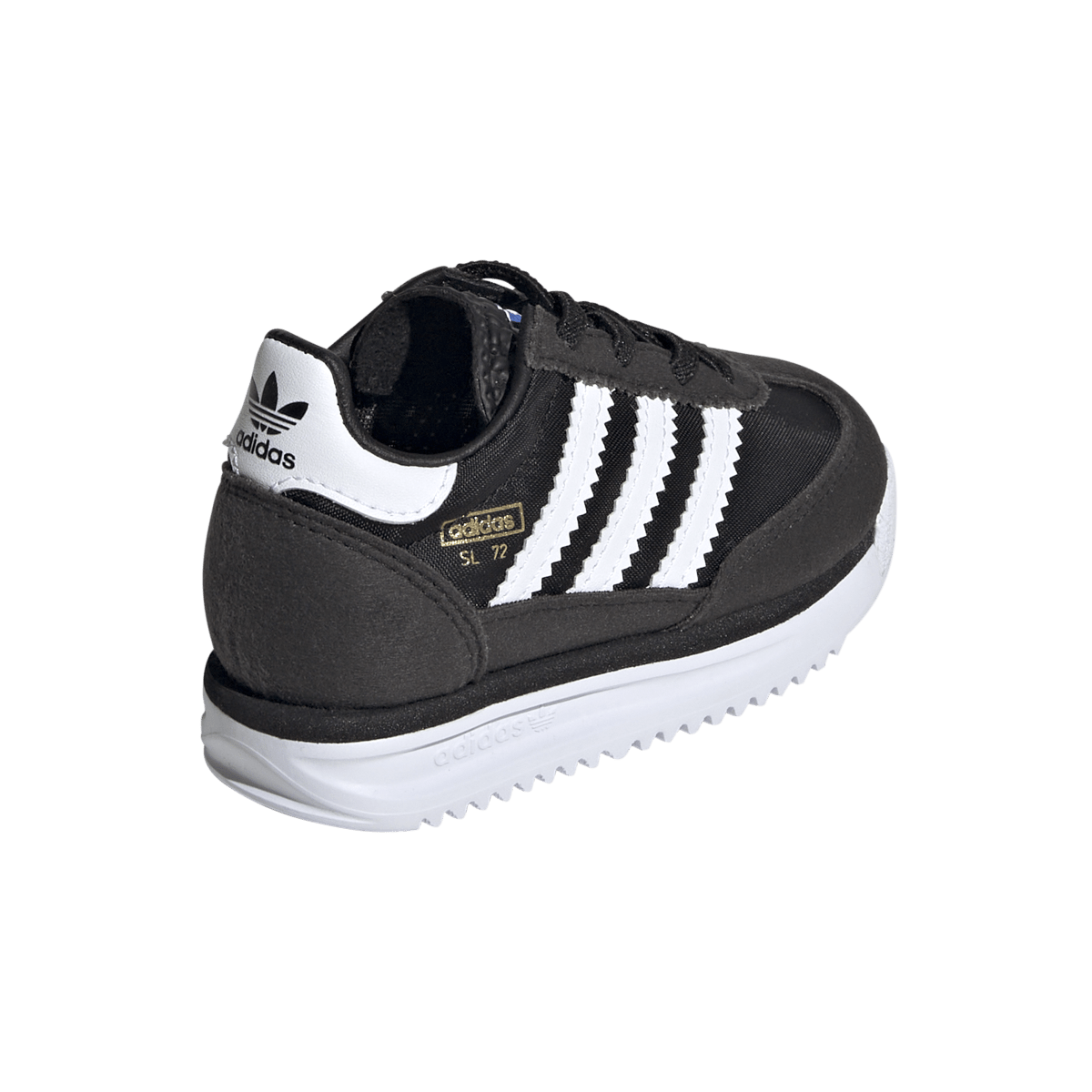Adidas SL 72 RS Elastic Laces Core Black Cloud White Blue (TD)