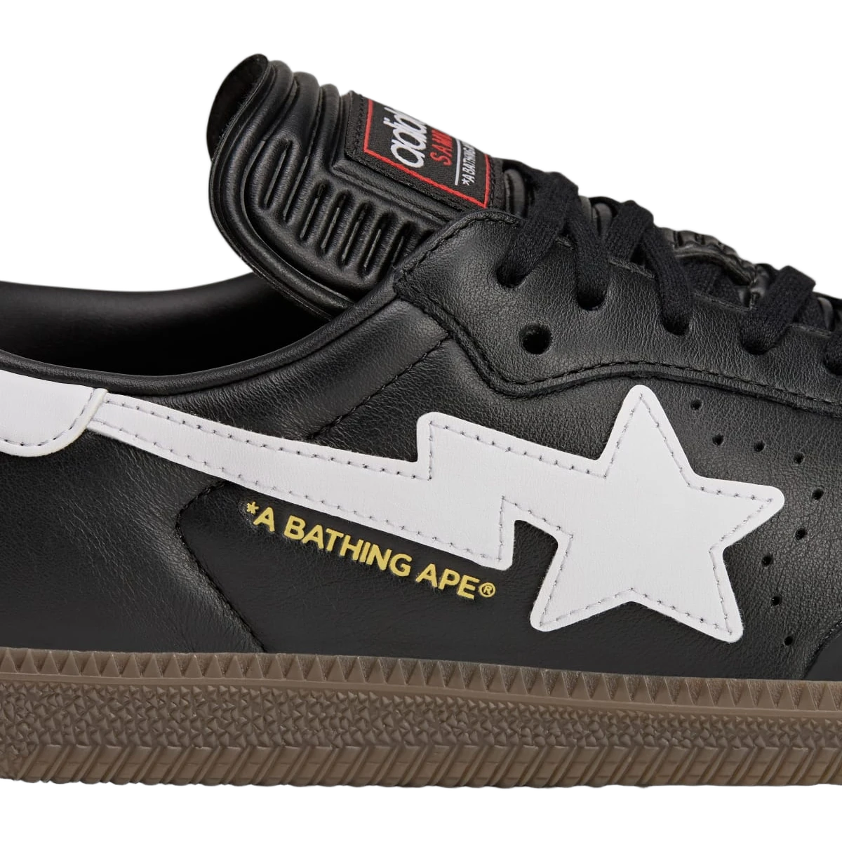Adidas Samba Bape Black White Gum