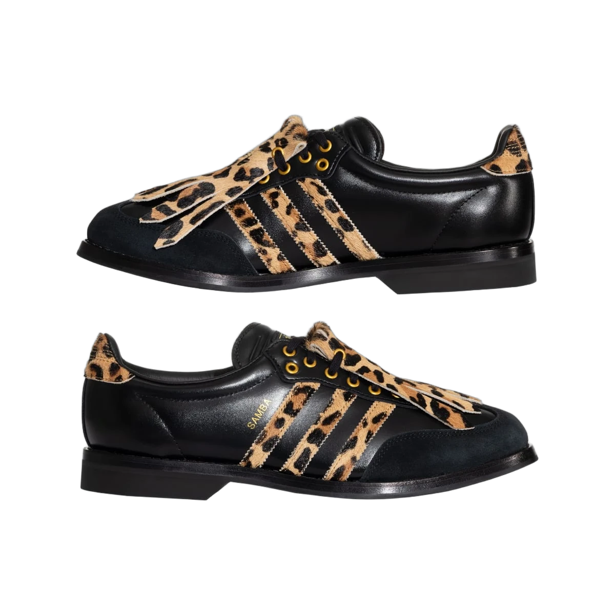 Adidas Samba Bowling Shoe Leopard Black