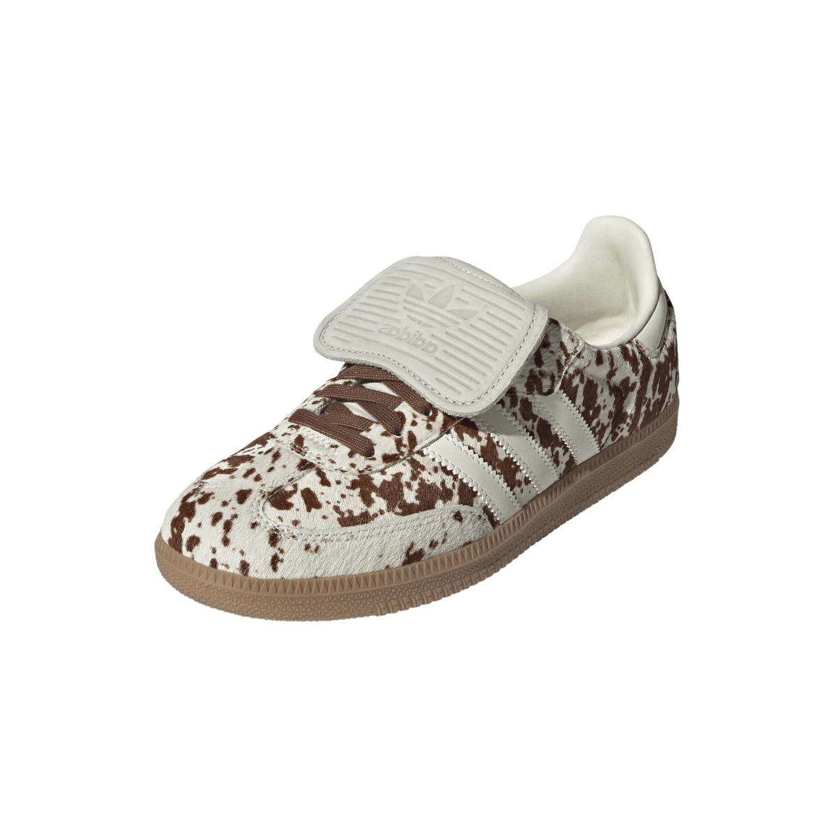 Adidas Samba LT Cow Print Brown White, Off White/Lucid Pink/Gum Four (JS3931)