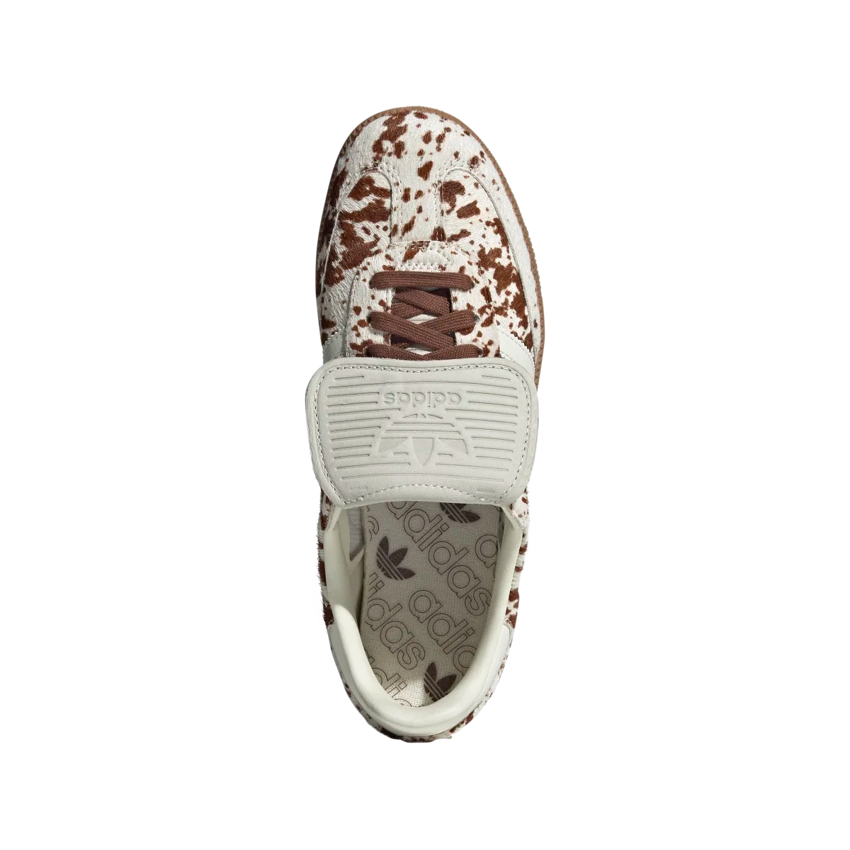 Adidas Samba LT Cow Print Brown White, Off White/Lucid Pink/Gum Four (JS3931)