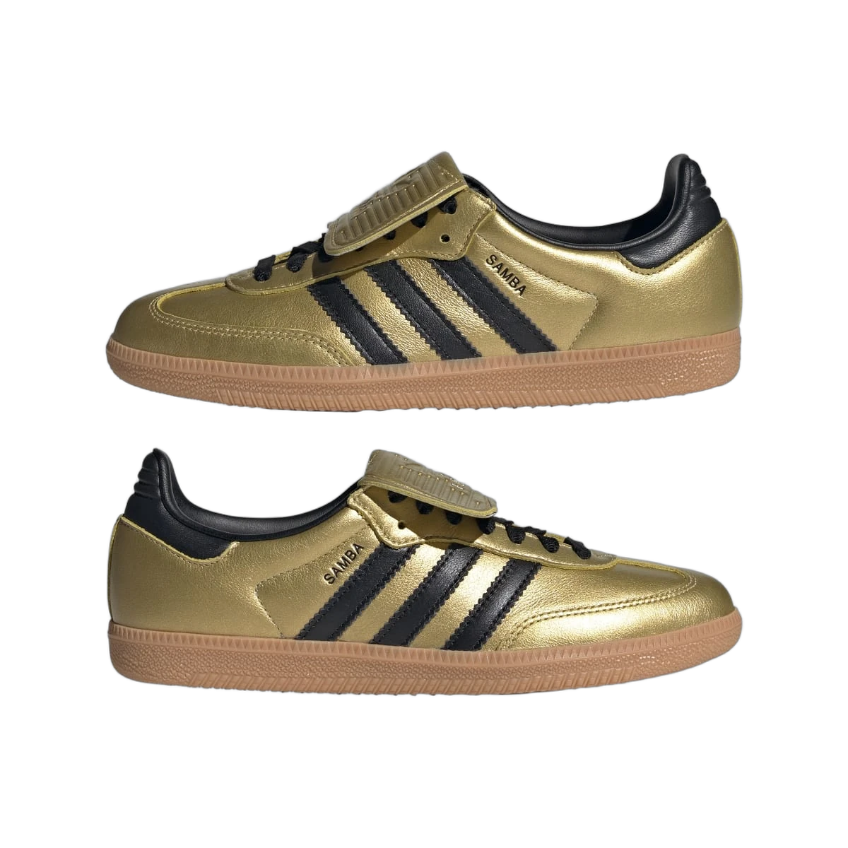 Adidas Samba LT Gold Metallic Black Gum