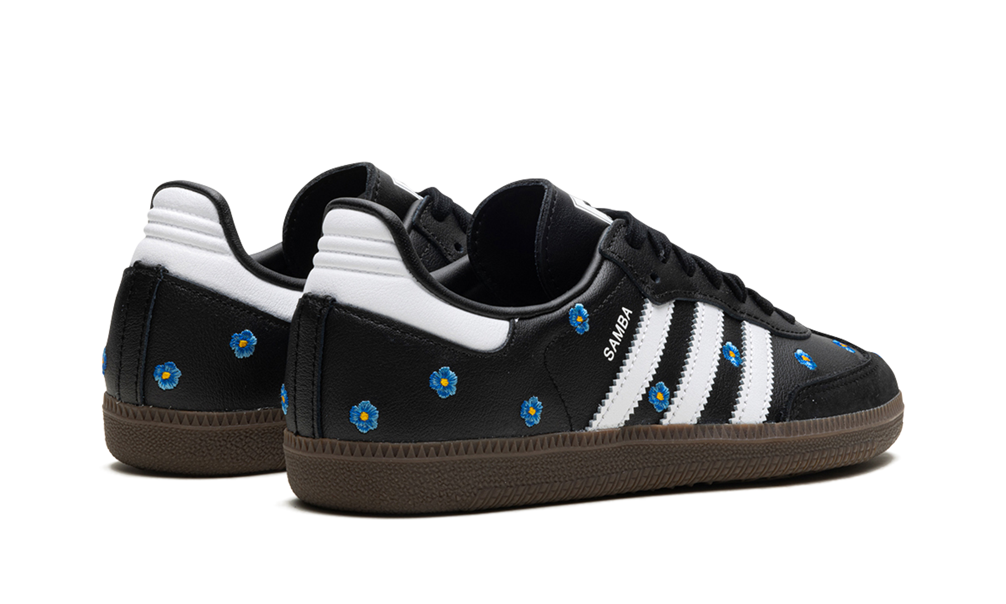 Adidas Samba Light Blue Floral Core Black