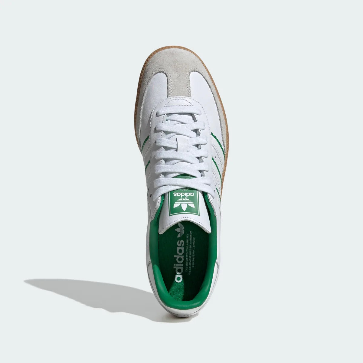 Adidas Samba OG Crystal White Green, Cloud White/Crystal White/Green (JI2044)