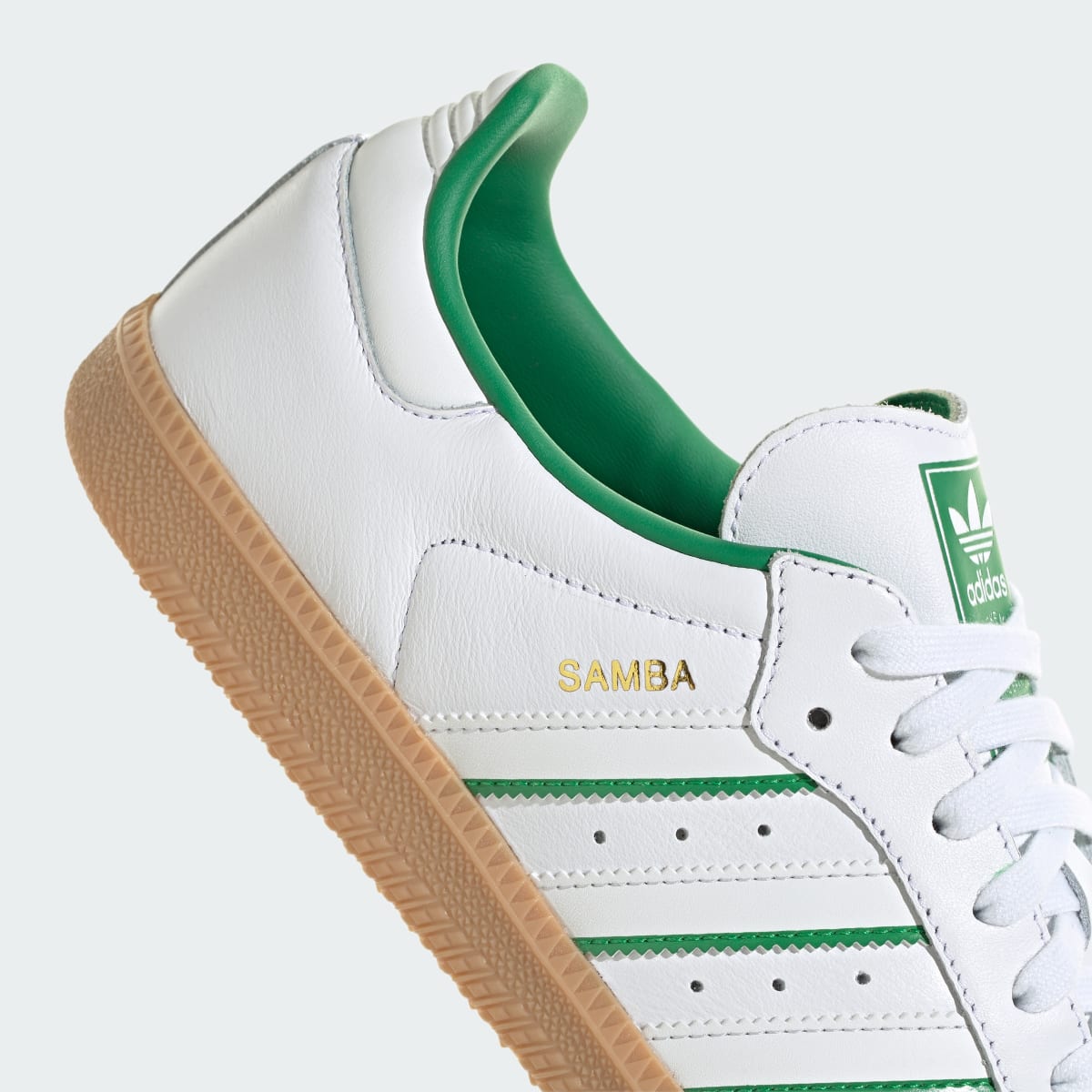 Adidas Samba OG Crystal White Green, Cloud White/Crystal White/Green (JI2044)