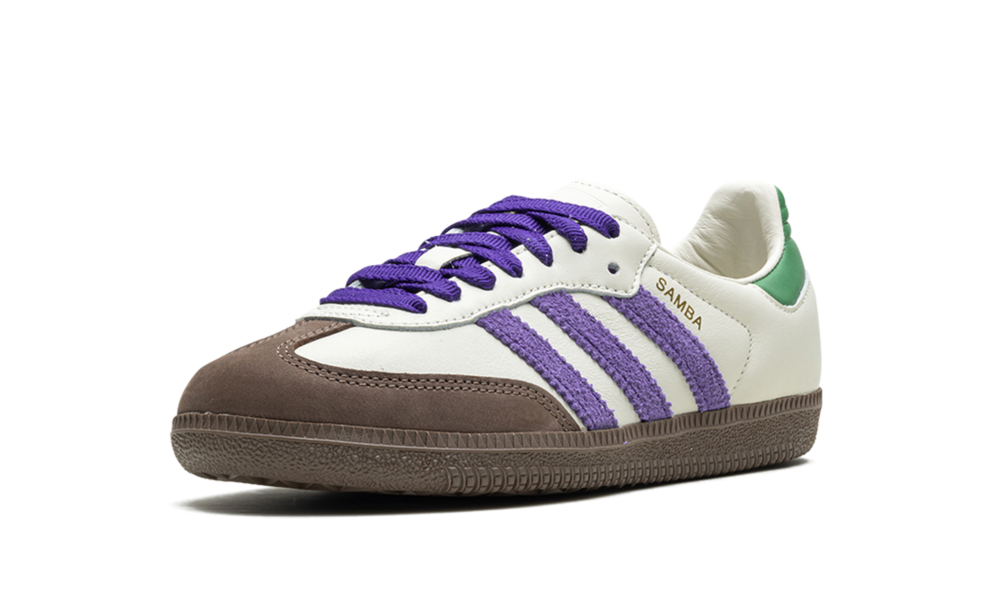 Adidas Samba OG Off White Core Purple Green Brown