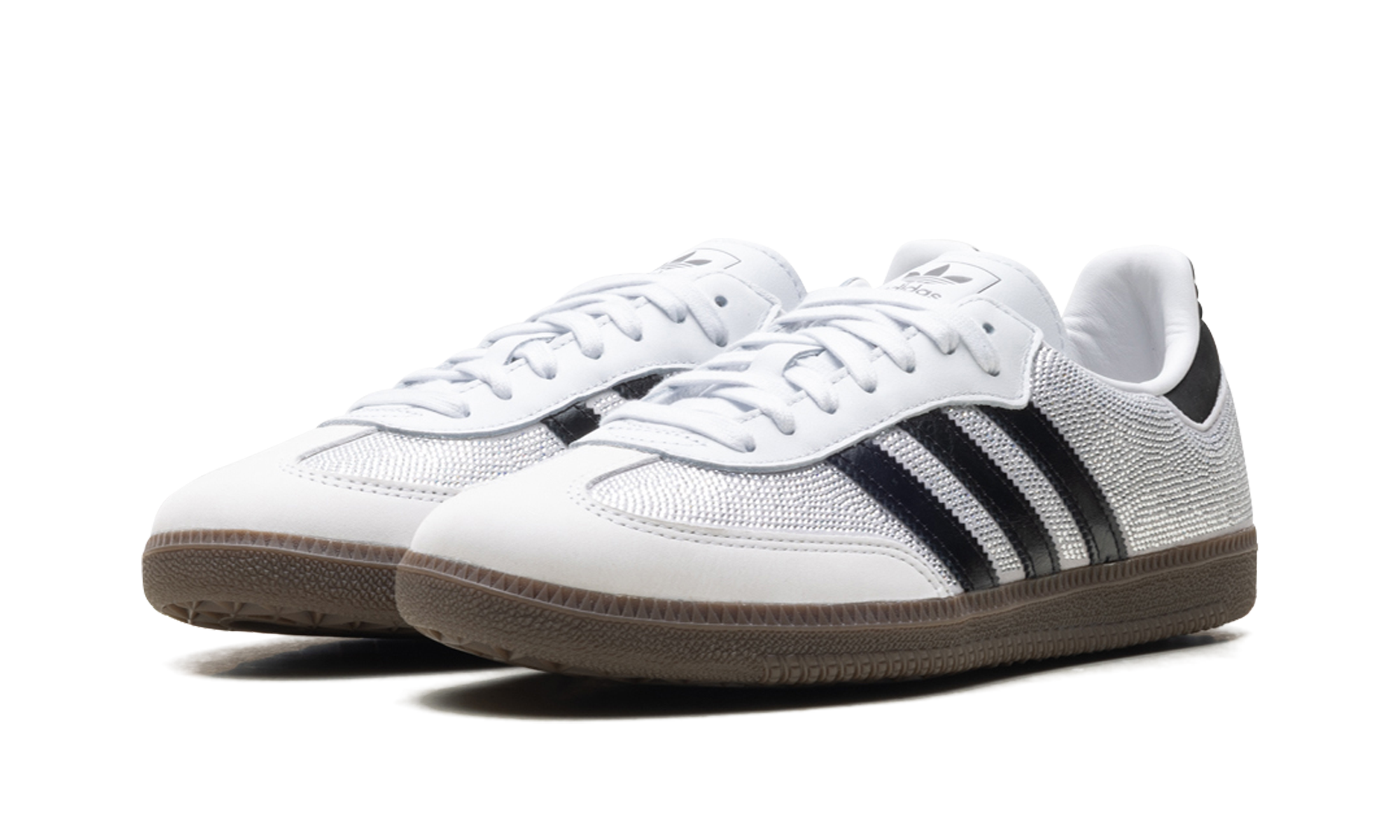 Adidas Samba OG Rhinestone Crystal White Silver