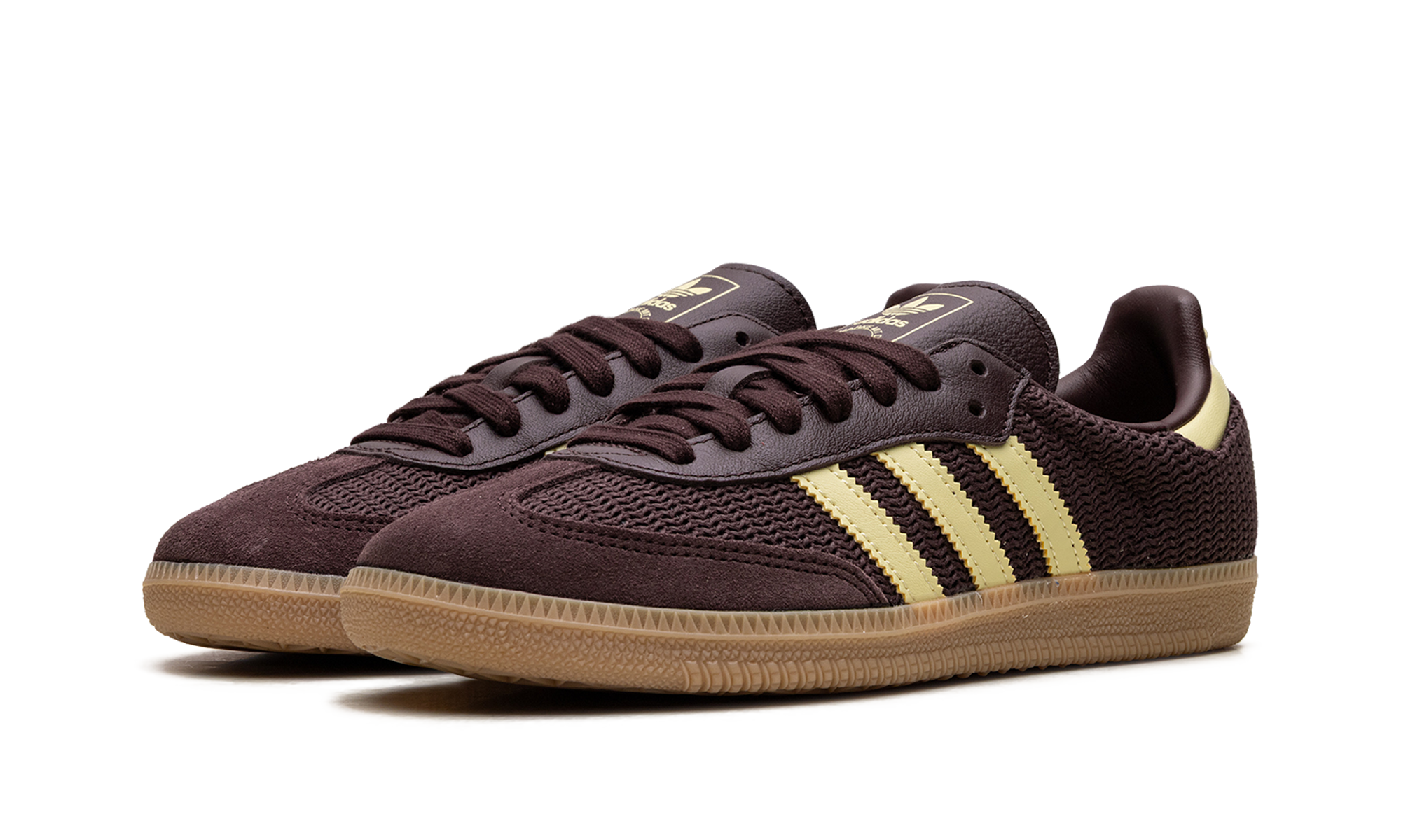 Adidas Samba OG Shadow Brown Powder Yellow