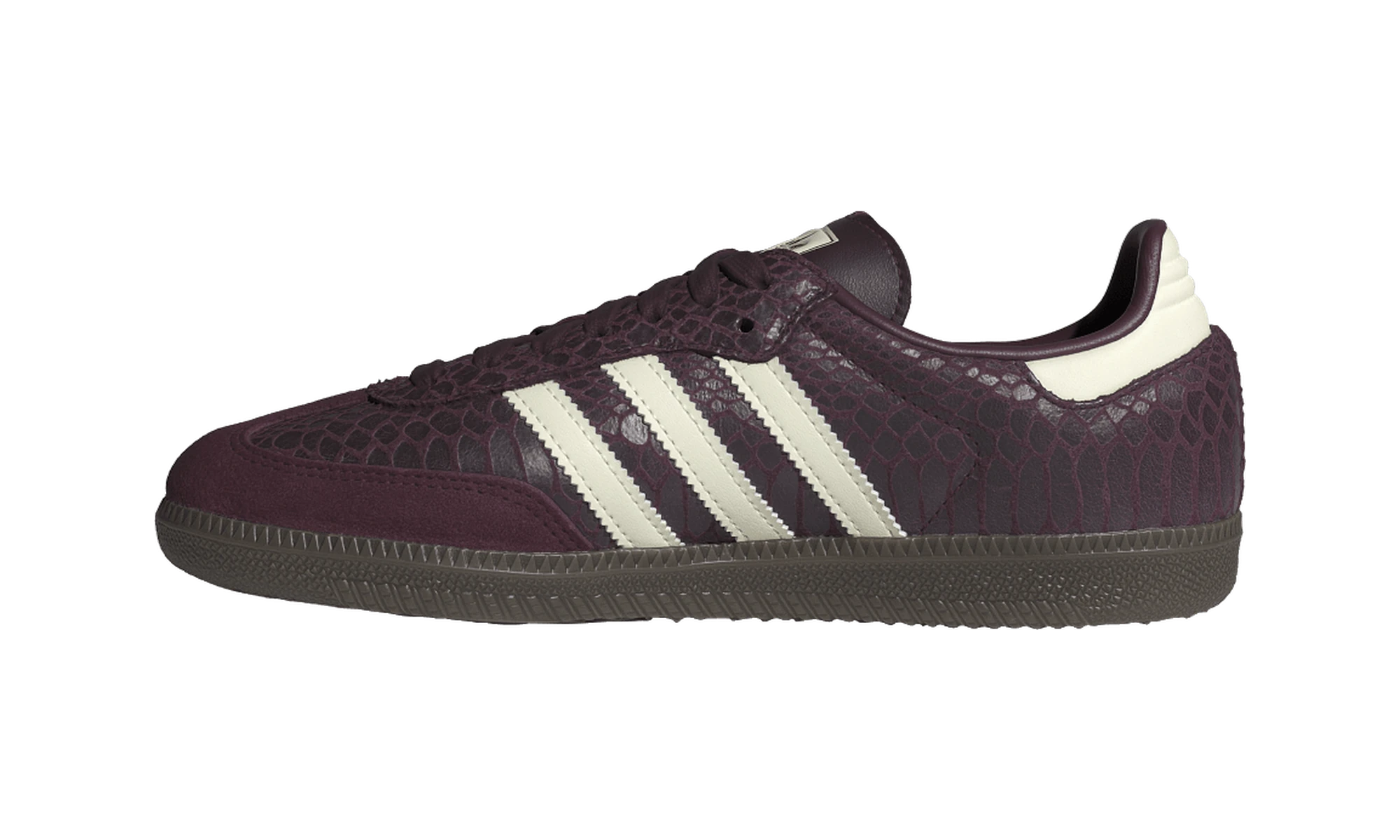 Adidas Samba OG Snakeskin Maroon Cream White