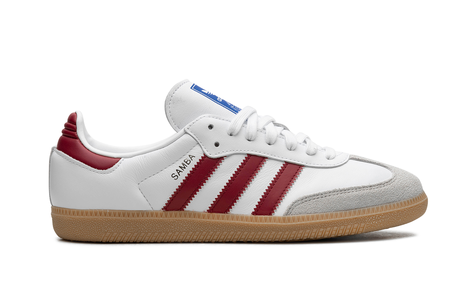 Adidas Samba OG White Burgundy Gum