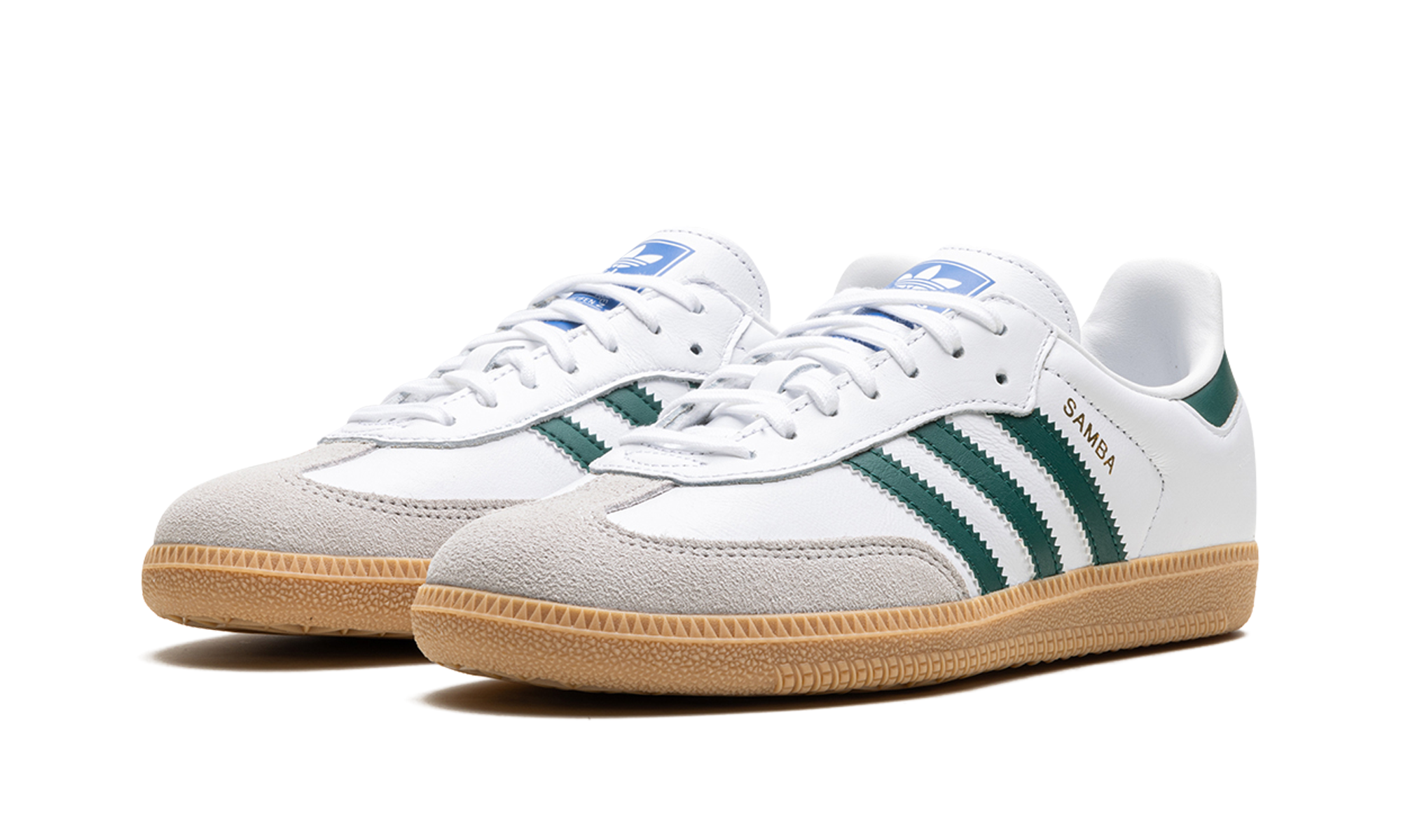 Adidas Samba OG White Collegiate Green Gum