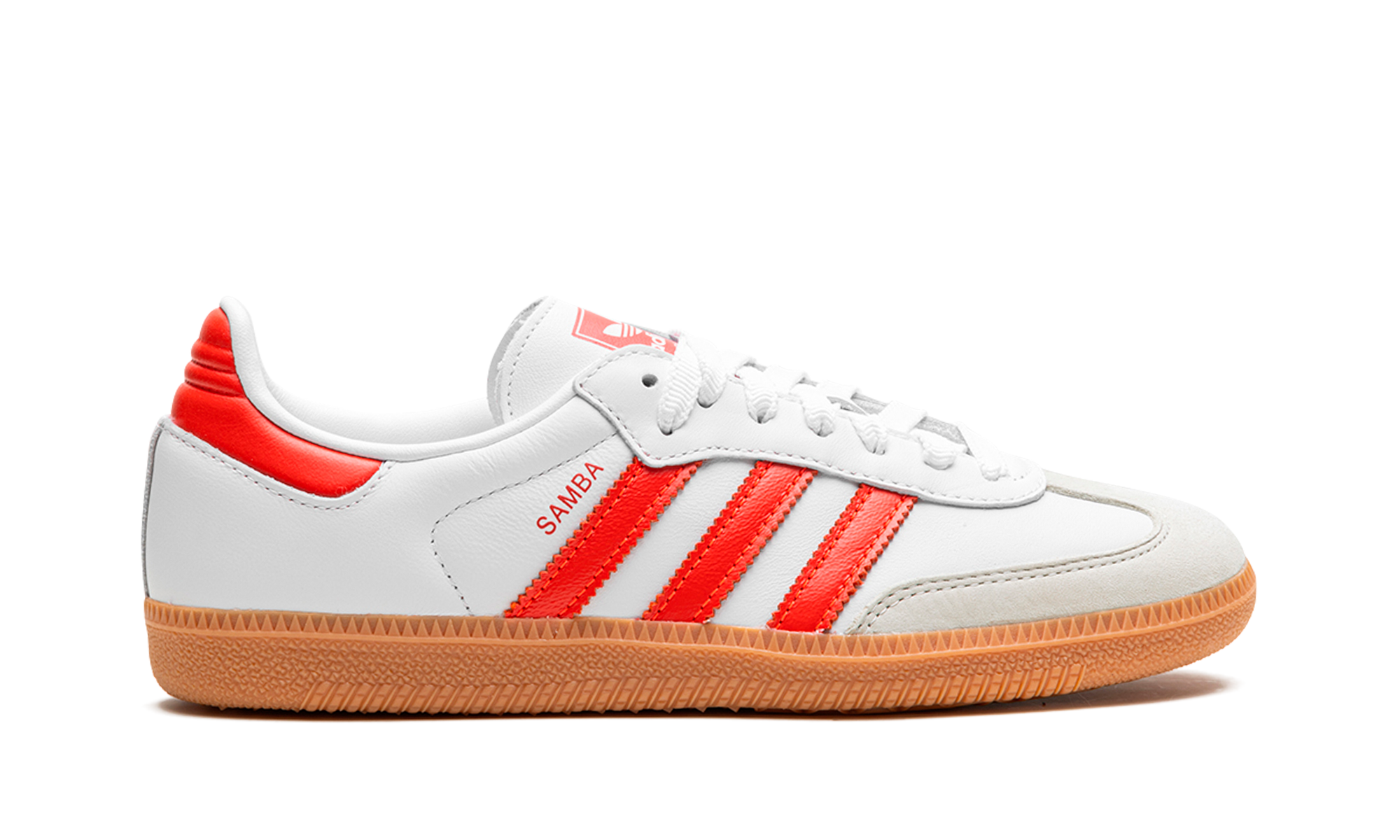 Adidas Samba OG White Solar Red Gum