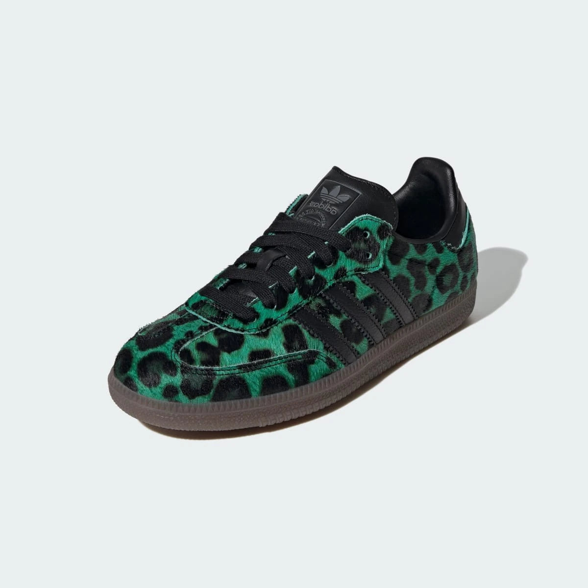 Adidas Samba Semi Screaming Green Core Black Gold Metallic