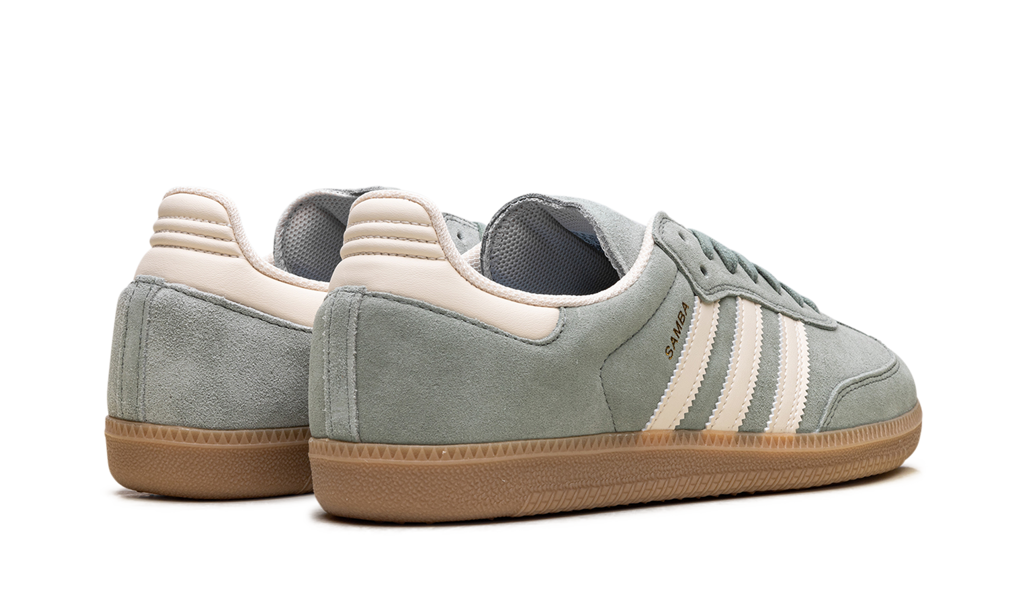 Adidas Samba Silver Green Wonder White