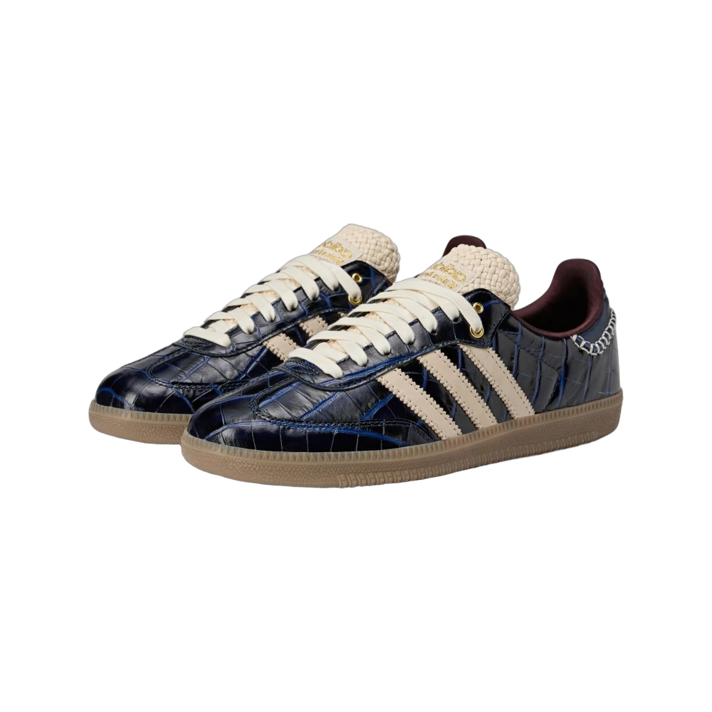 Adidas Samba Wales Bonner Navy Croc, Collegiate Navy/Wonder White/Night Red (JH9825)