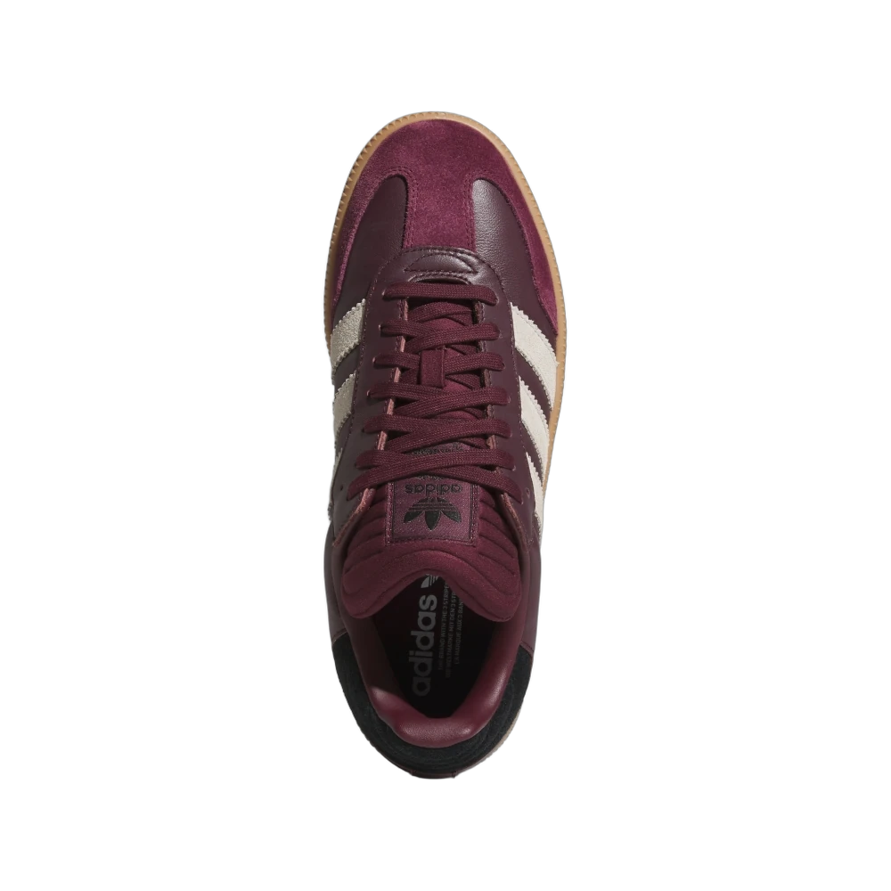 Adidas Samba XLG Maroon, Black/Maroon/Grey (JQ2388)