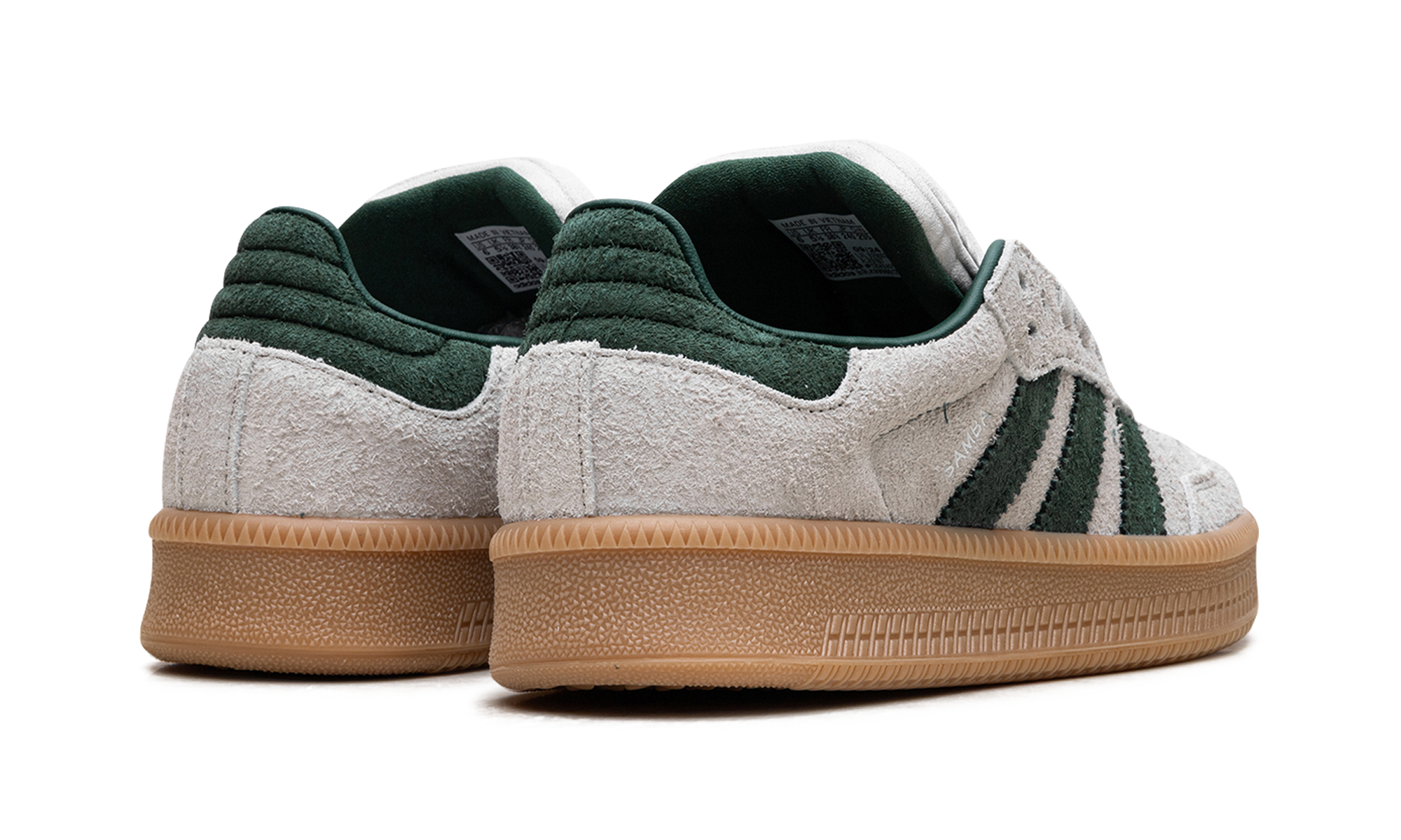 Adidas Samba XLG Putty Grey Collegiate Green
