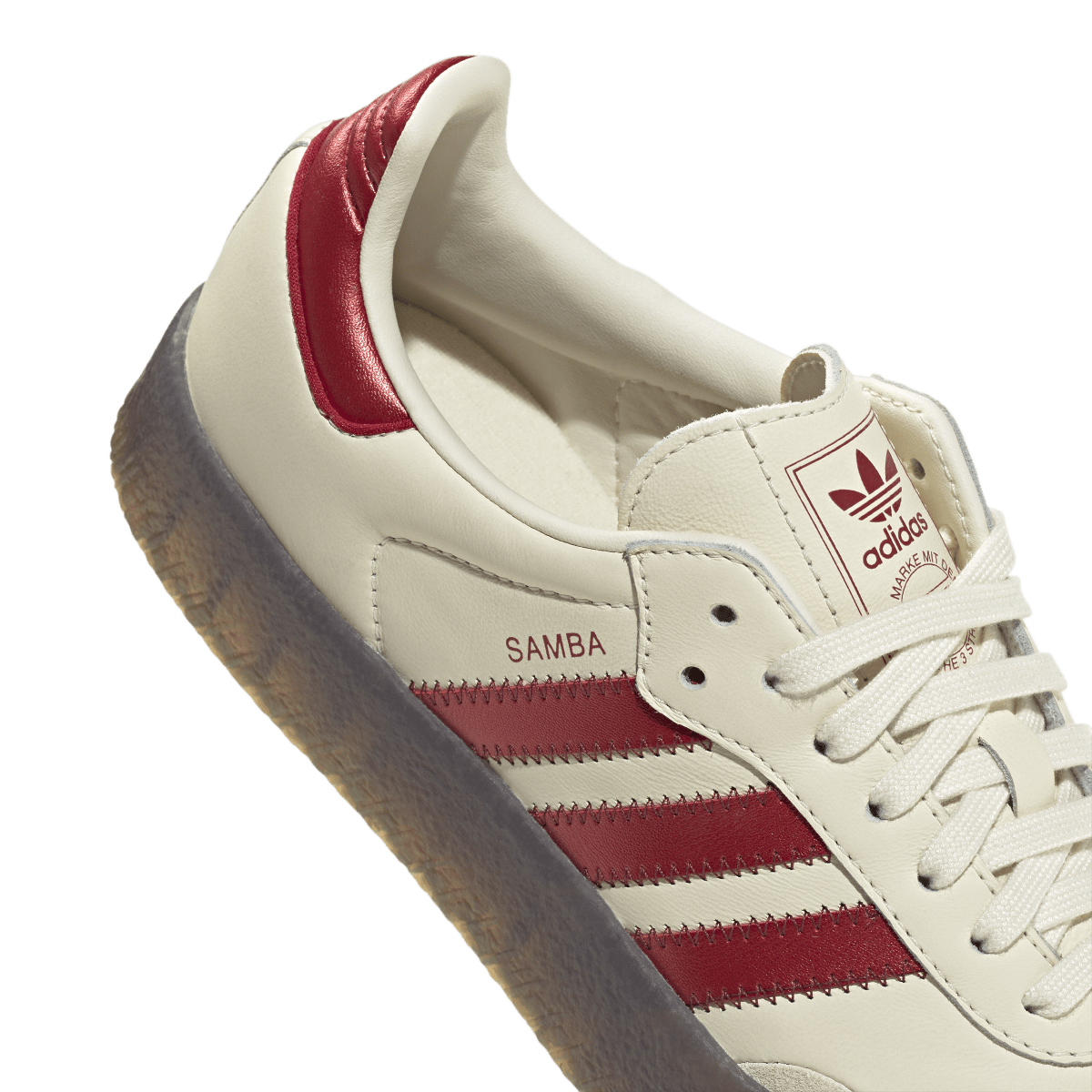 Adidas Sambae Cream White Shadow Red