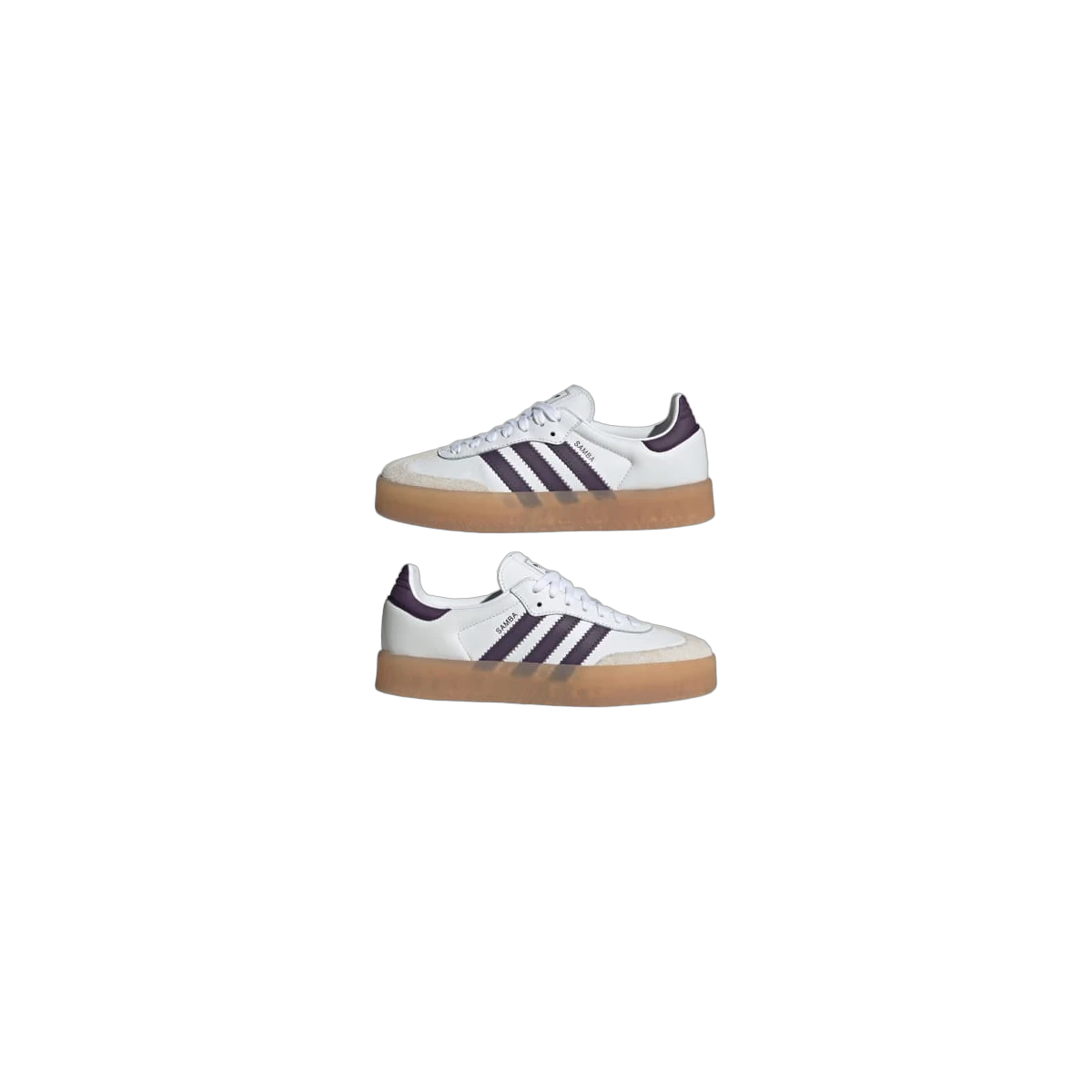 Adidas Sambae White Off White Aurora Plum