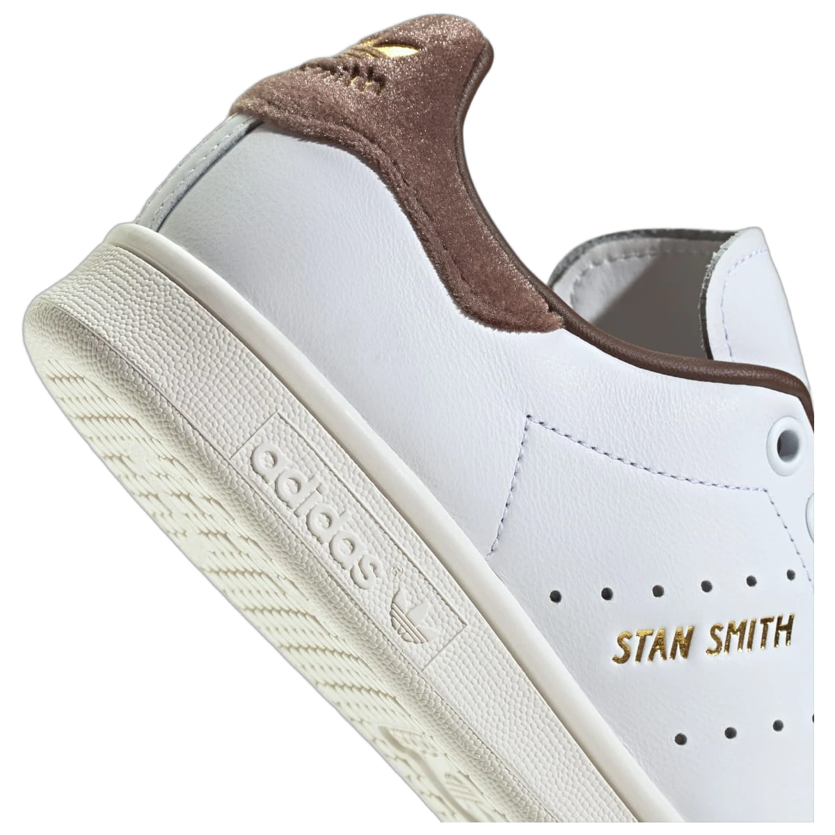 Adidas Stan Smith Cloud White Gold Metallic Brown
