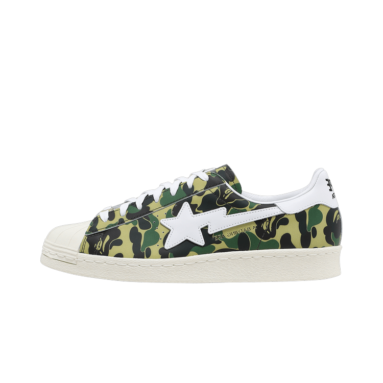 Adidas Superstar Bape ABC Camo Green, Green ABC Camo/White (GZ8981)