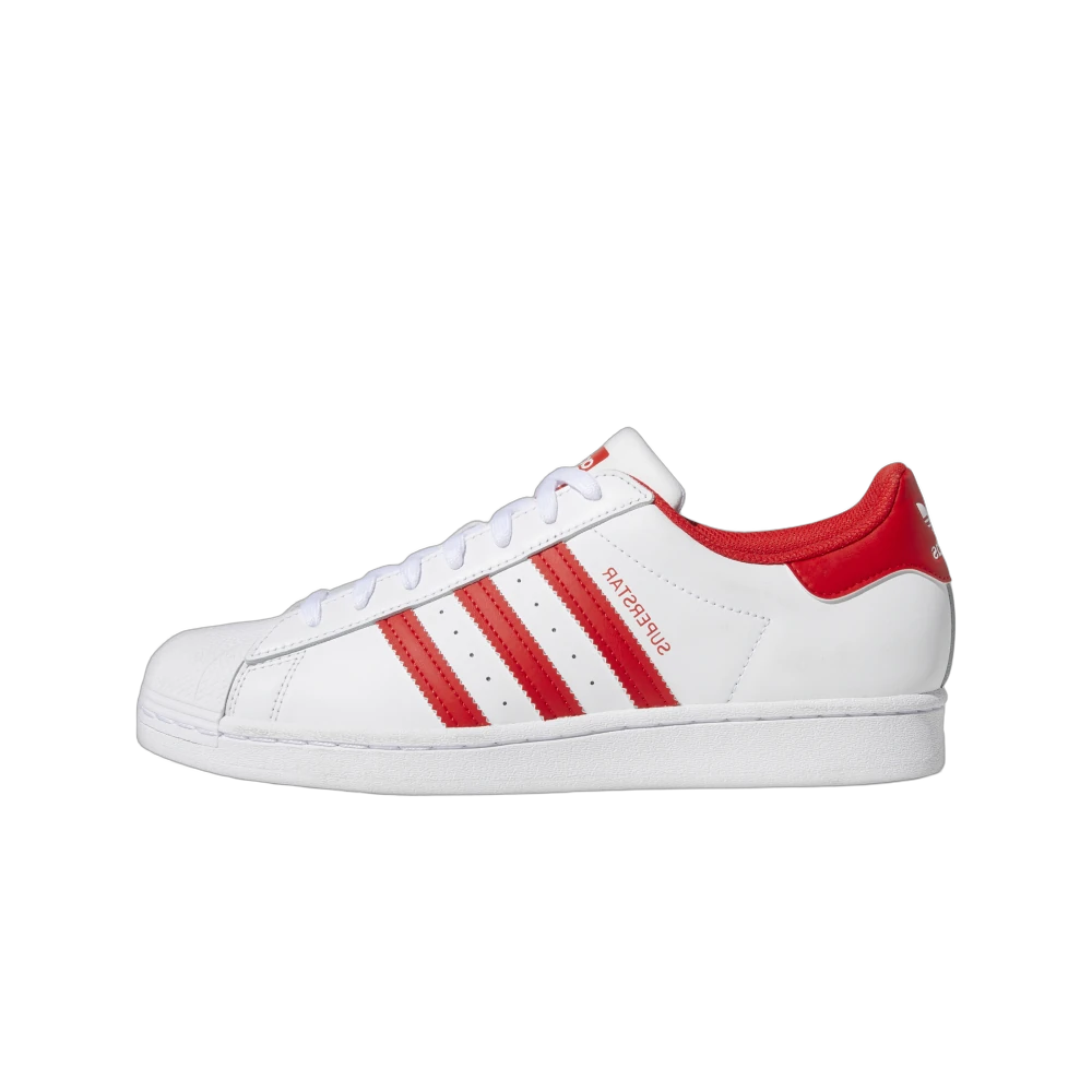 Adidas Superstar Cloud White Vivid Red, Cloud White/Vivid Red/Cloud White (GZ3741)