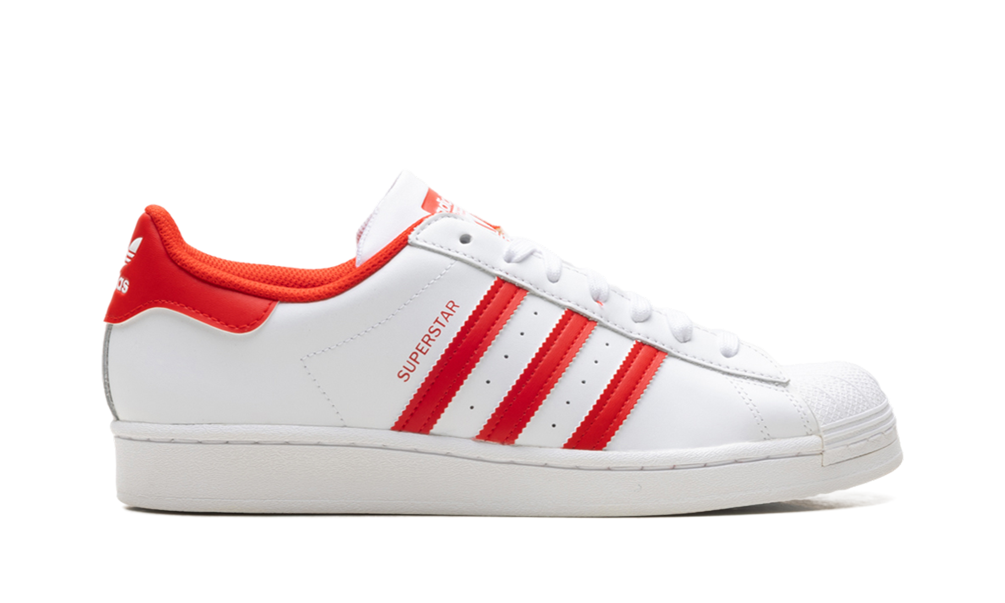 Adidas Superstar Cloud White Vivid Red