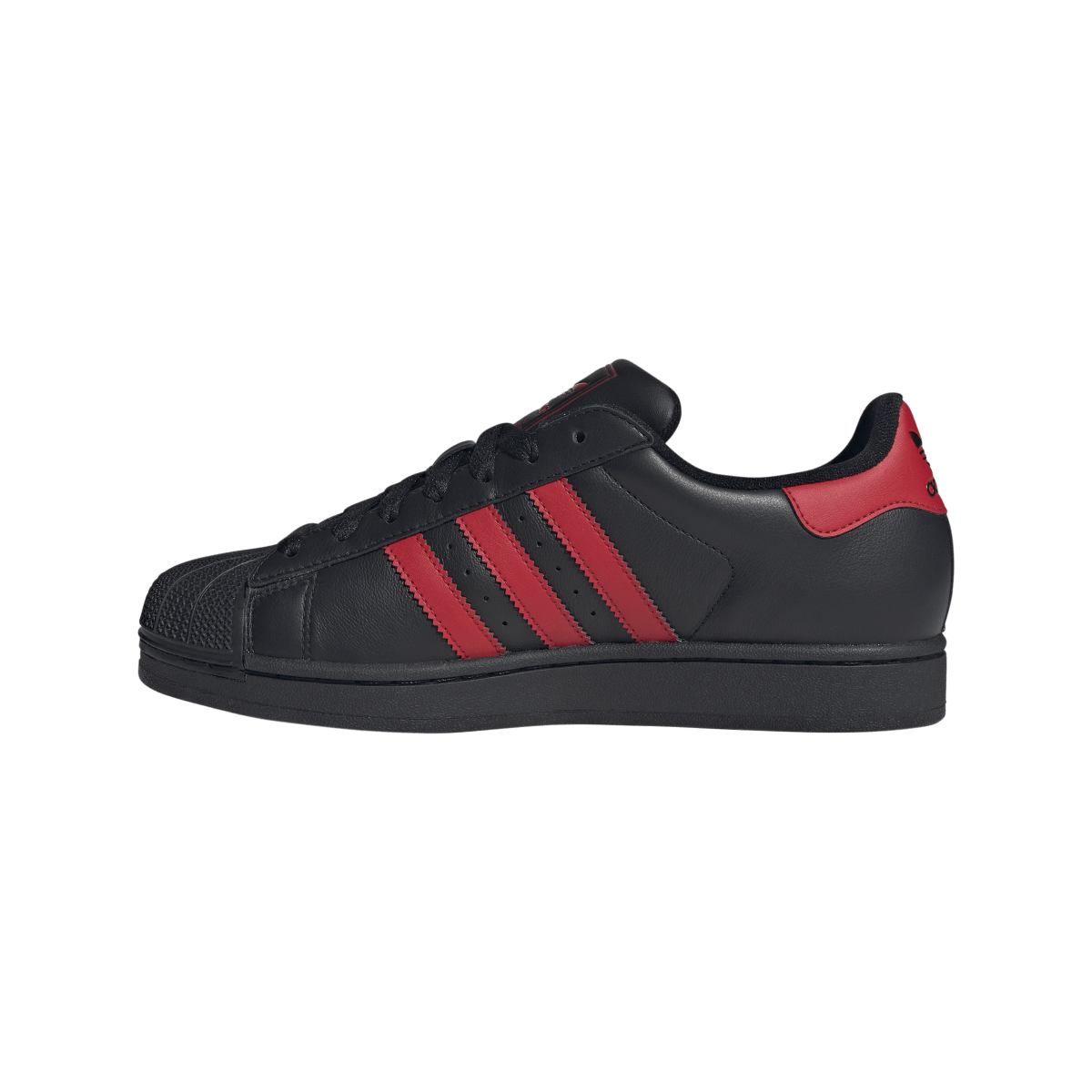 Adidas Superstar II Black Scarlet