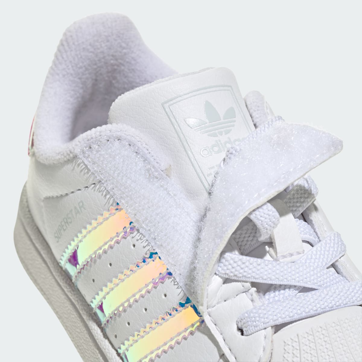 Adidas Superstar II Comfort Closure White Iridescent Stripes (TD)