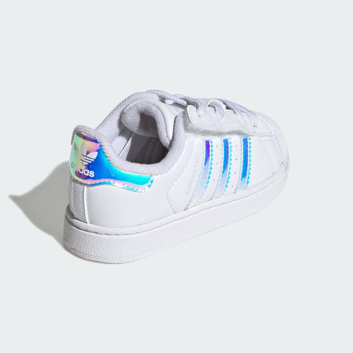 Adidas Superstar II Comfort Closure White Iridescent Stripes (TD)