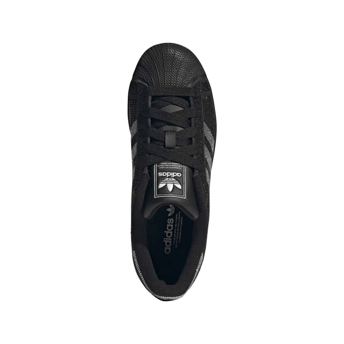 Adidas Superstar II Rhinestone Black Silver