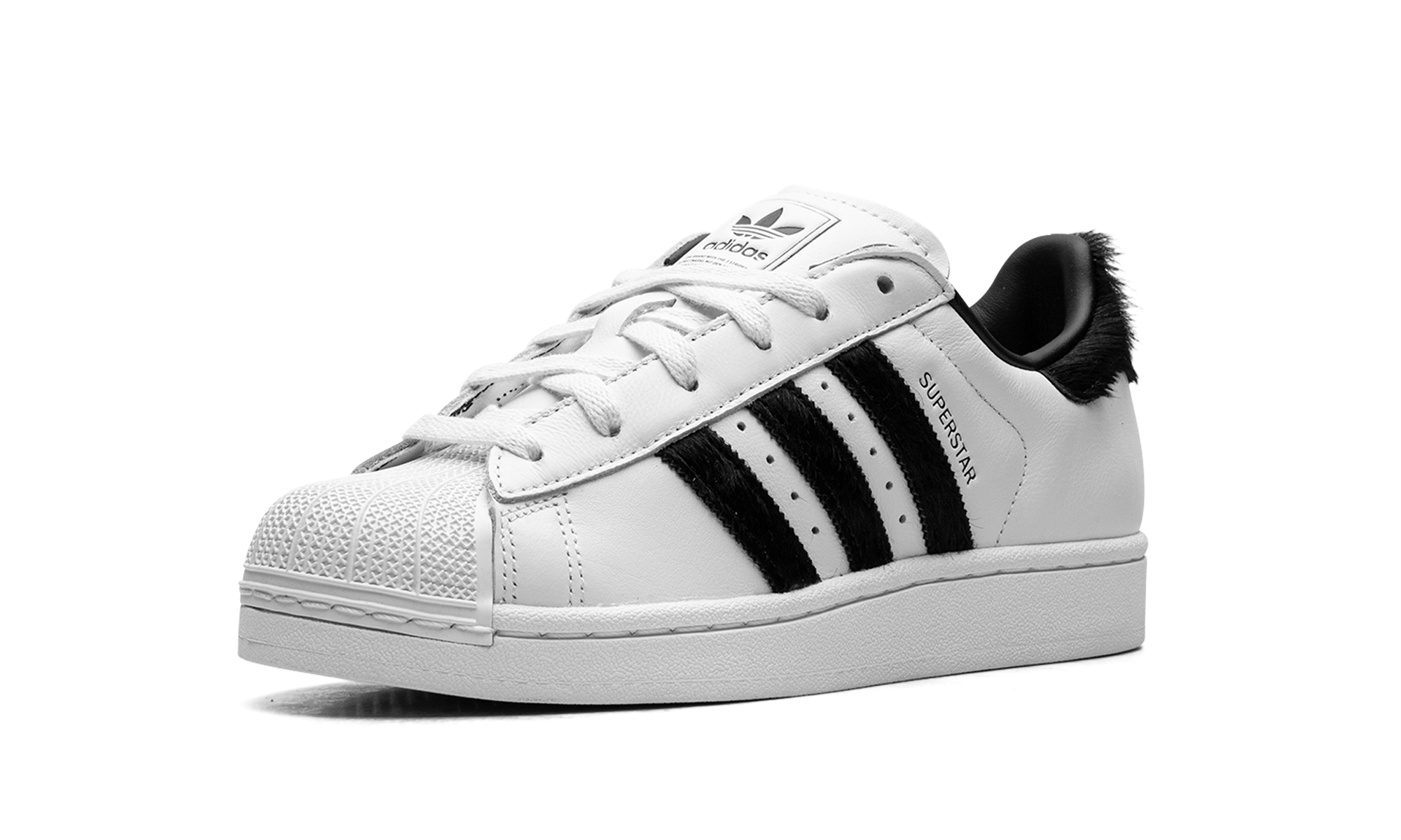 Adidas Superstar II White Black Pony Hair