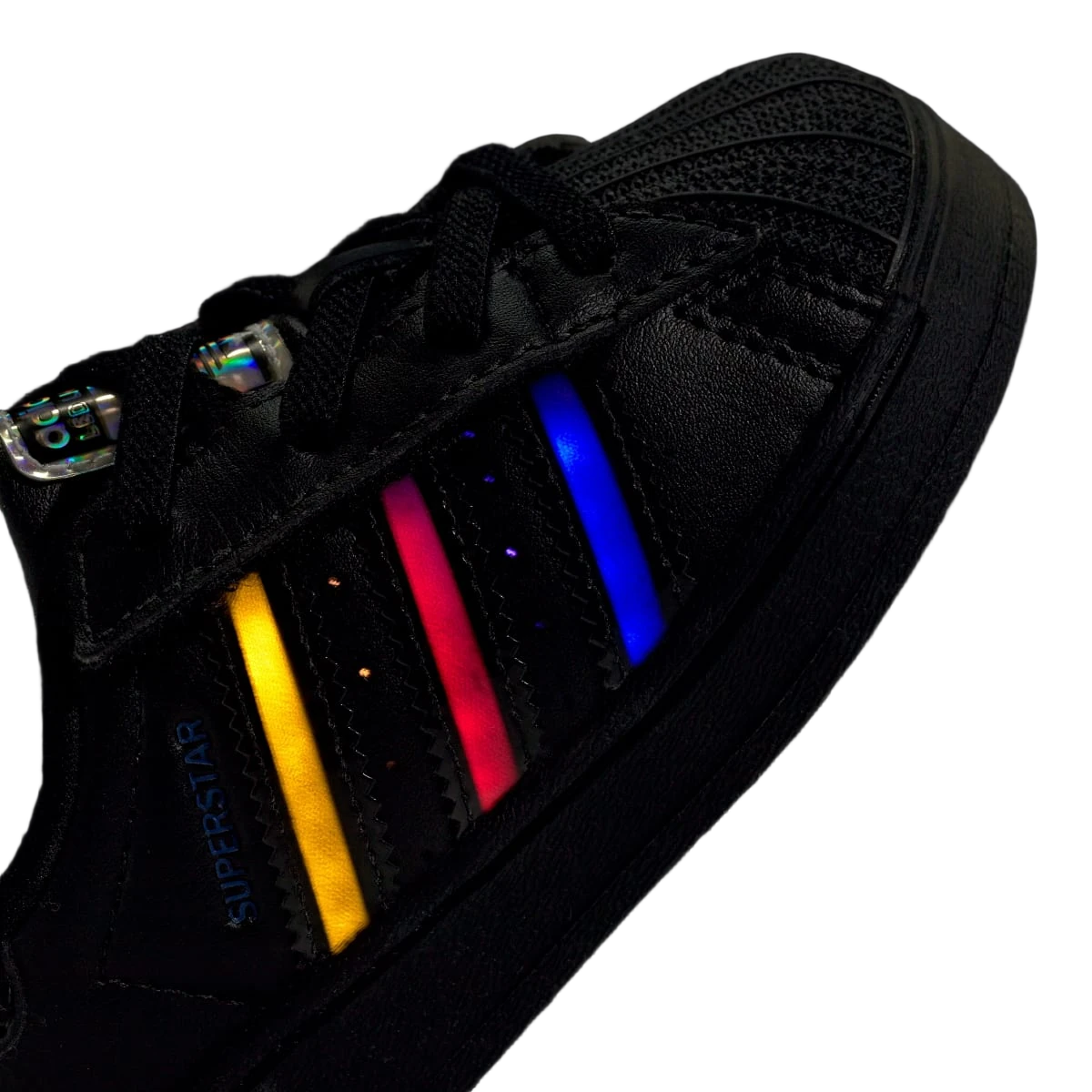 Adidas Superstar LED Lights Comfort Closure Core Black Preloved Violet (TD)