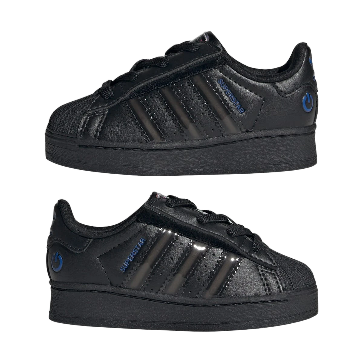 Adidas Superstar LED Lights Comfort Closure Core Black Preloved Violet (TD)