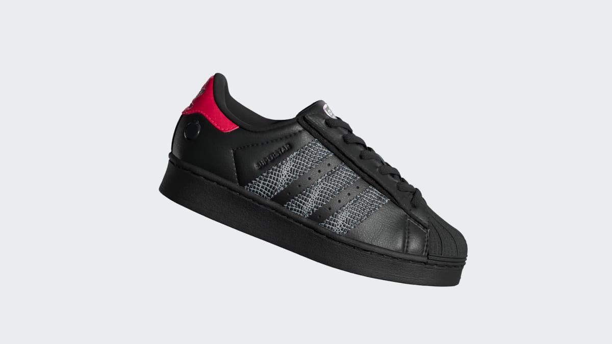 Adidas Superstar LED Lights Comfort Closure Core Black Red (PS)